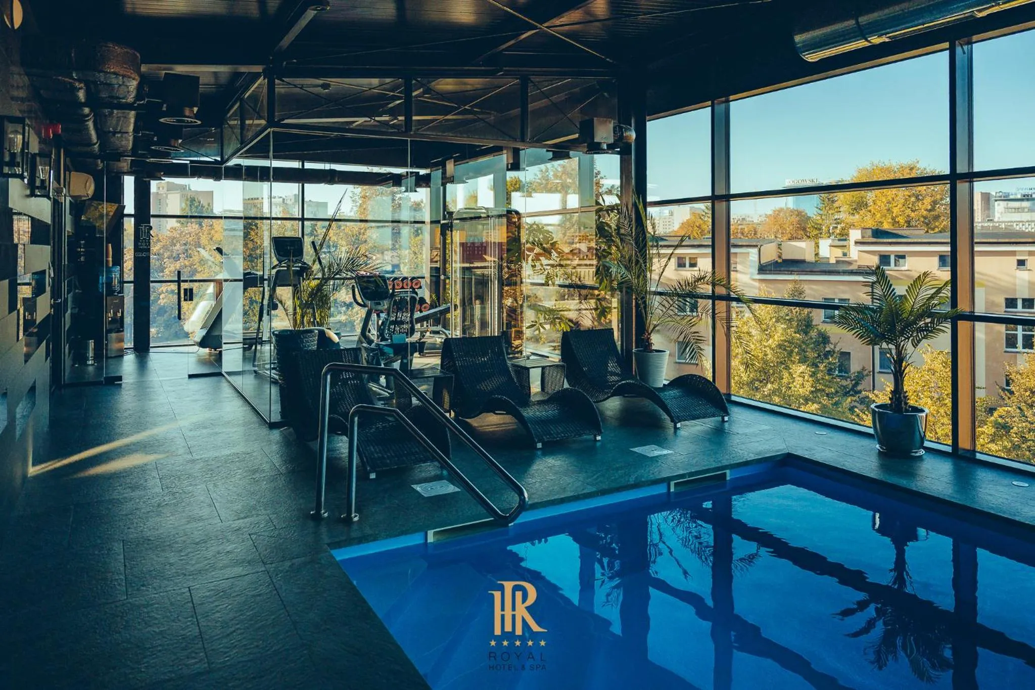 Seating area in Hotel Royal & Spa