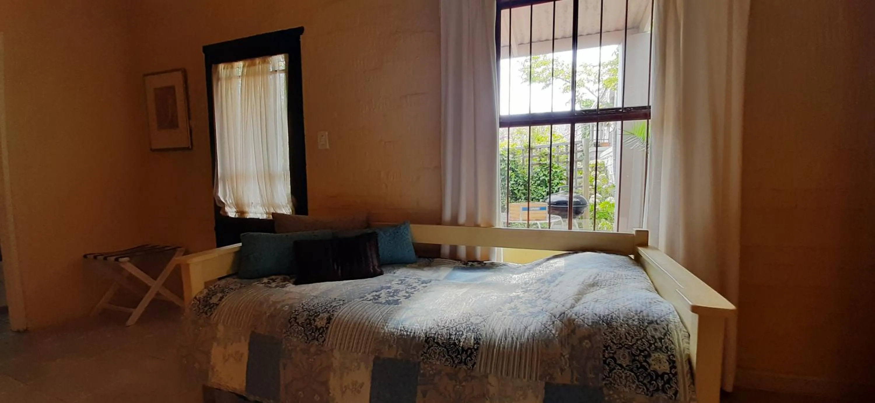 Bed in Abigail's Garden Cottage