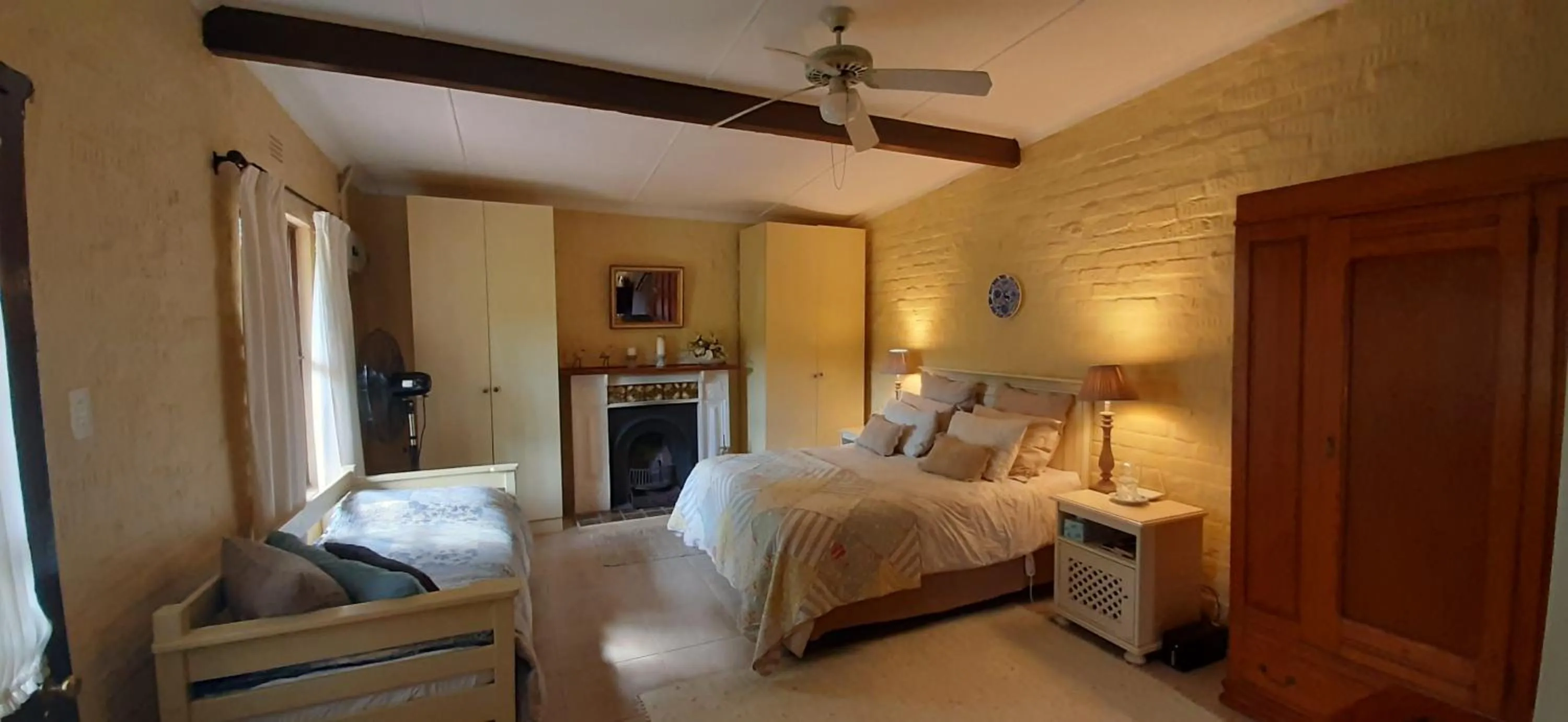 Bed in Abigail's Garden Cottage