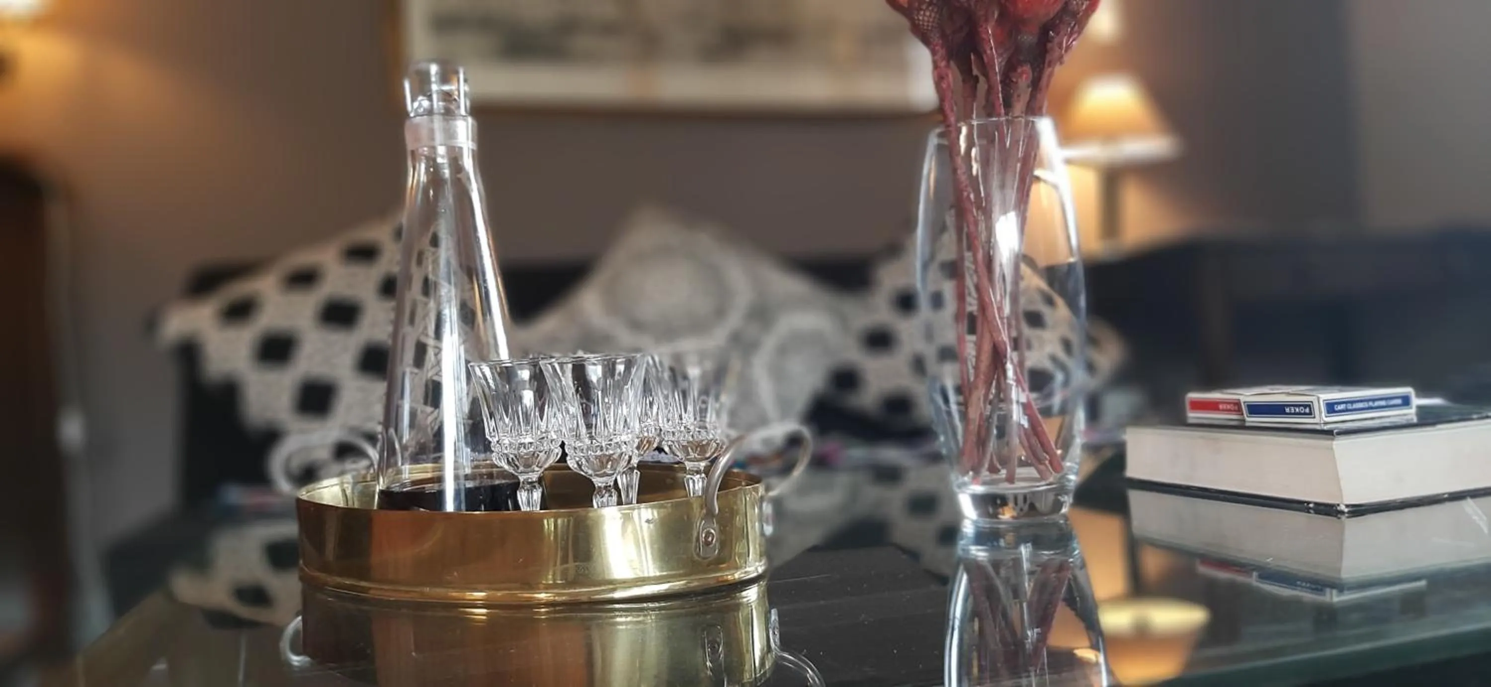 Seating area in Abigail's Garden Cottage