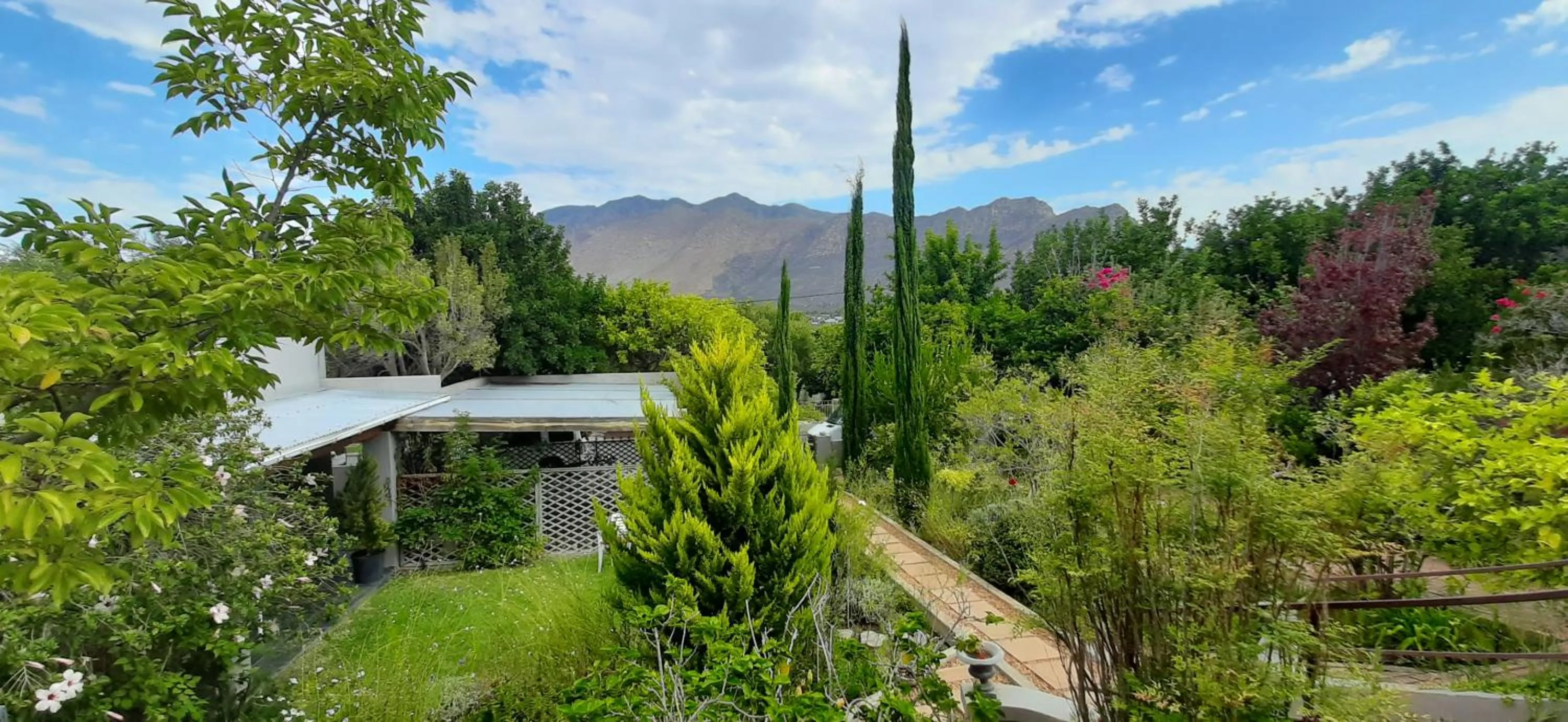 Mountain view in Abigail's Garden Cottage