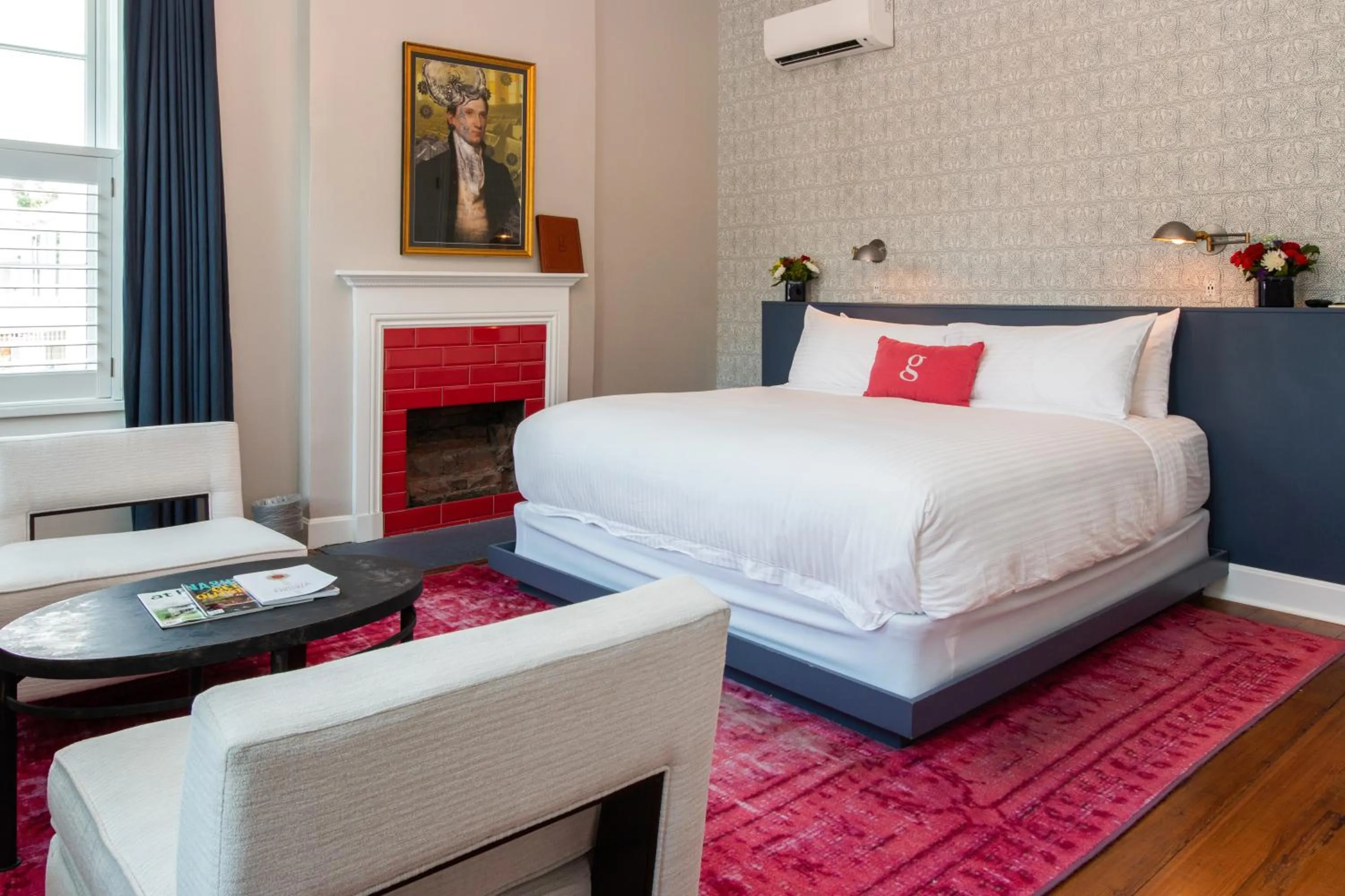 Bed in The Germantown Inn