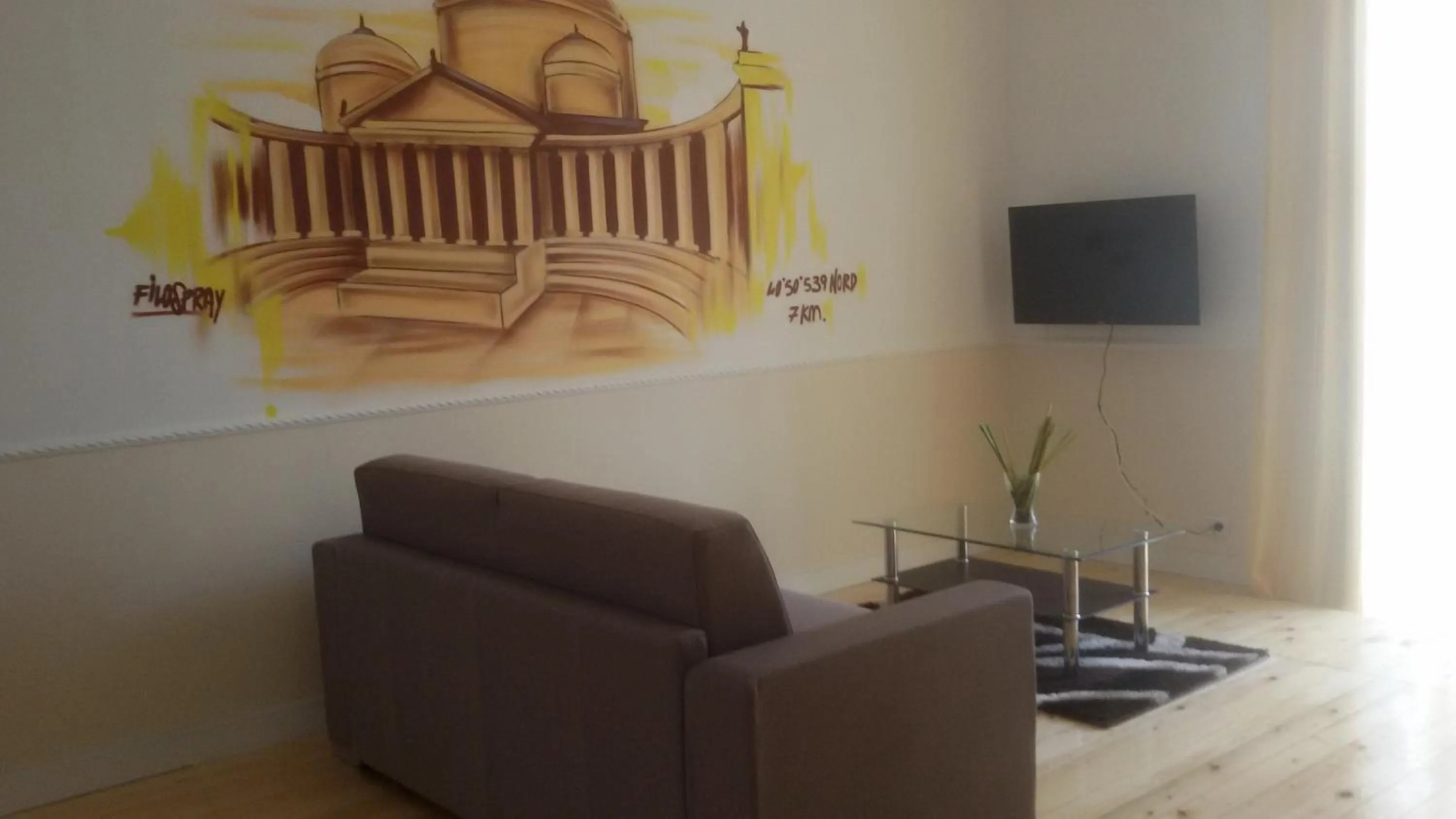 Living room in B&B La Torretta Chiaia