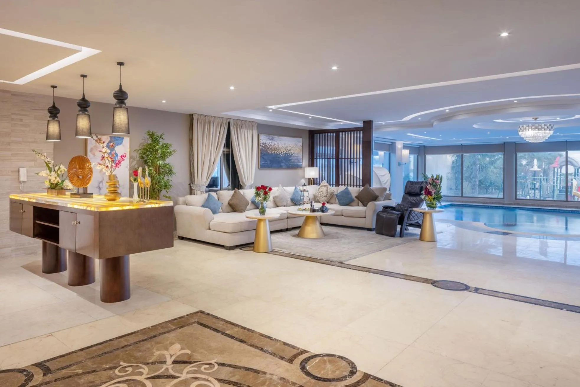 Seating area in Braira Al Azizya Hotel & Resort