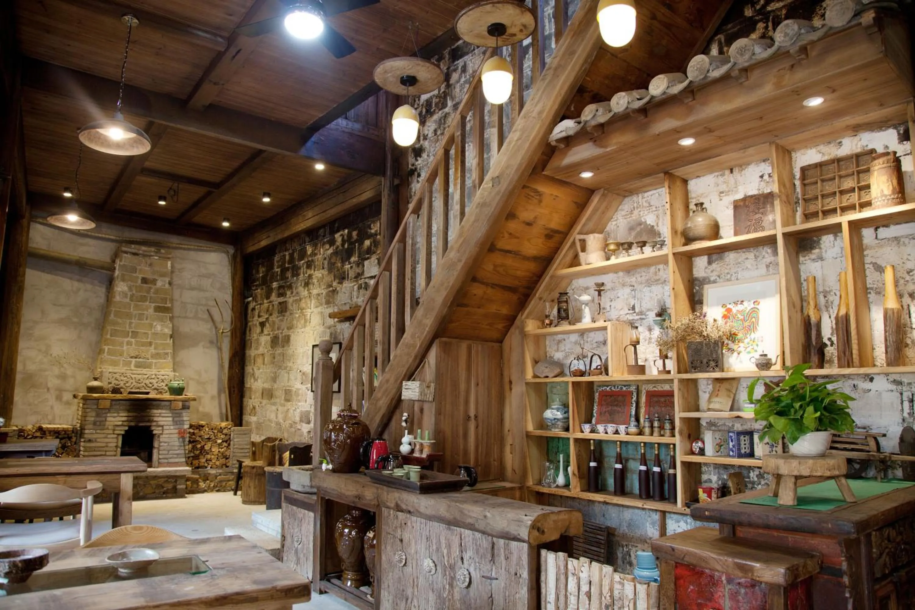 Restaurant/places to eat in WuYuan QiYe YanXiang Guesthouse