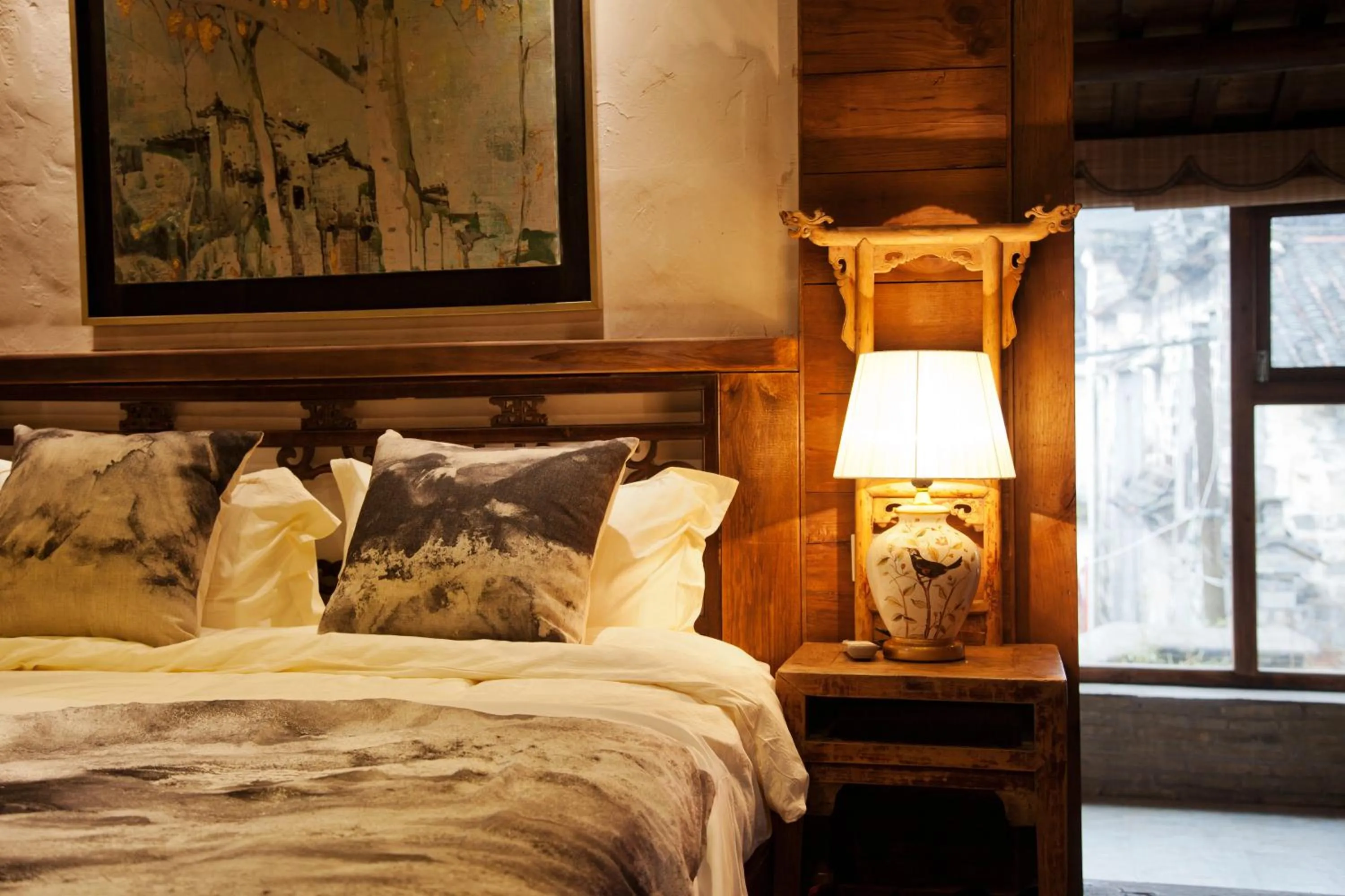 bunk bed, Bed in WuYuan QiYe YanXiang Guesthouse