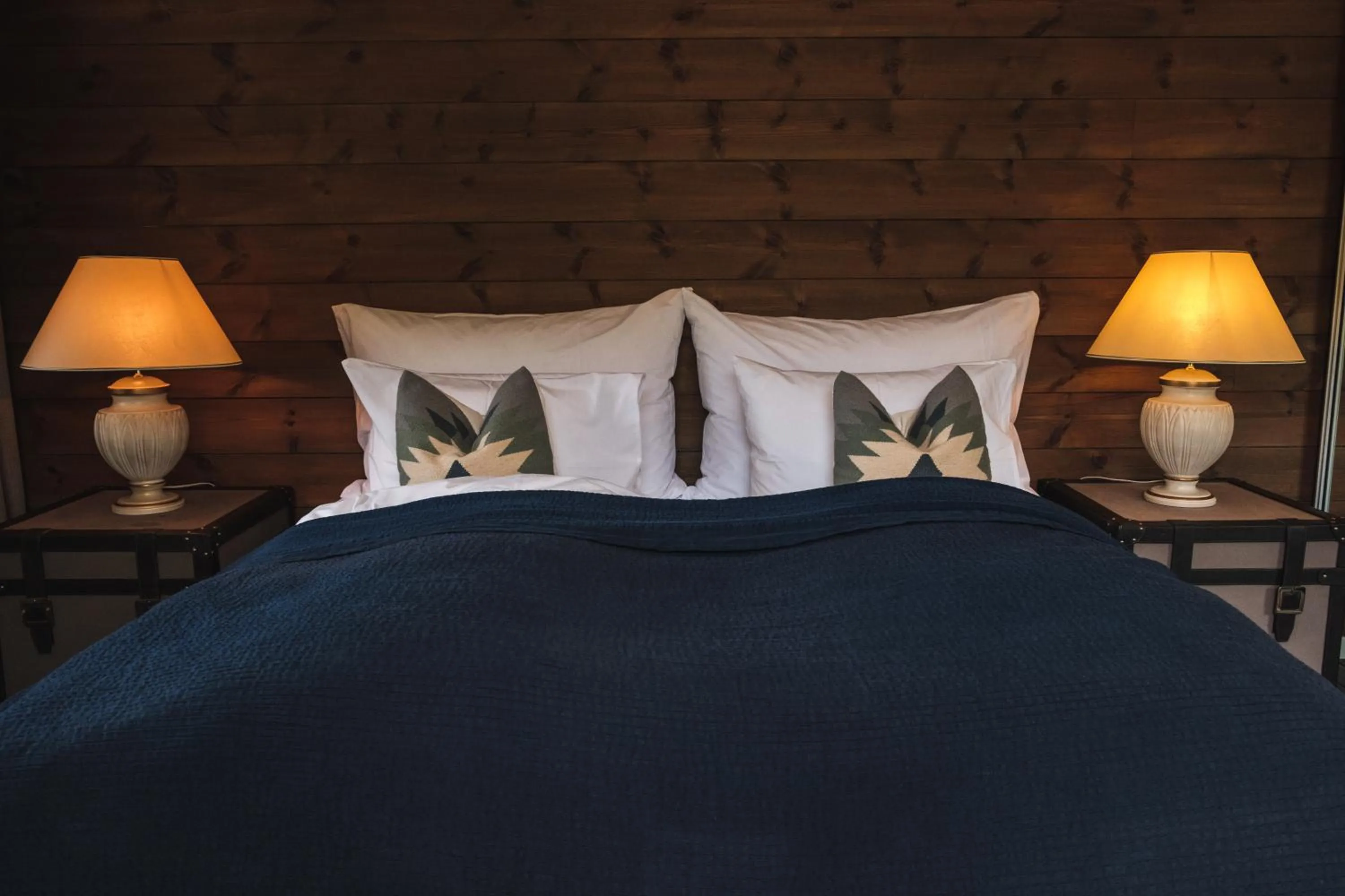 Bed in Blåtind Boutique Hotel