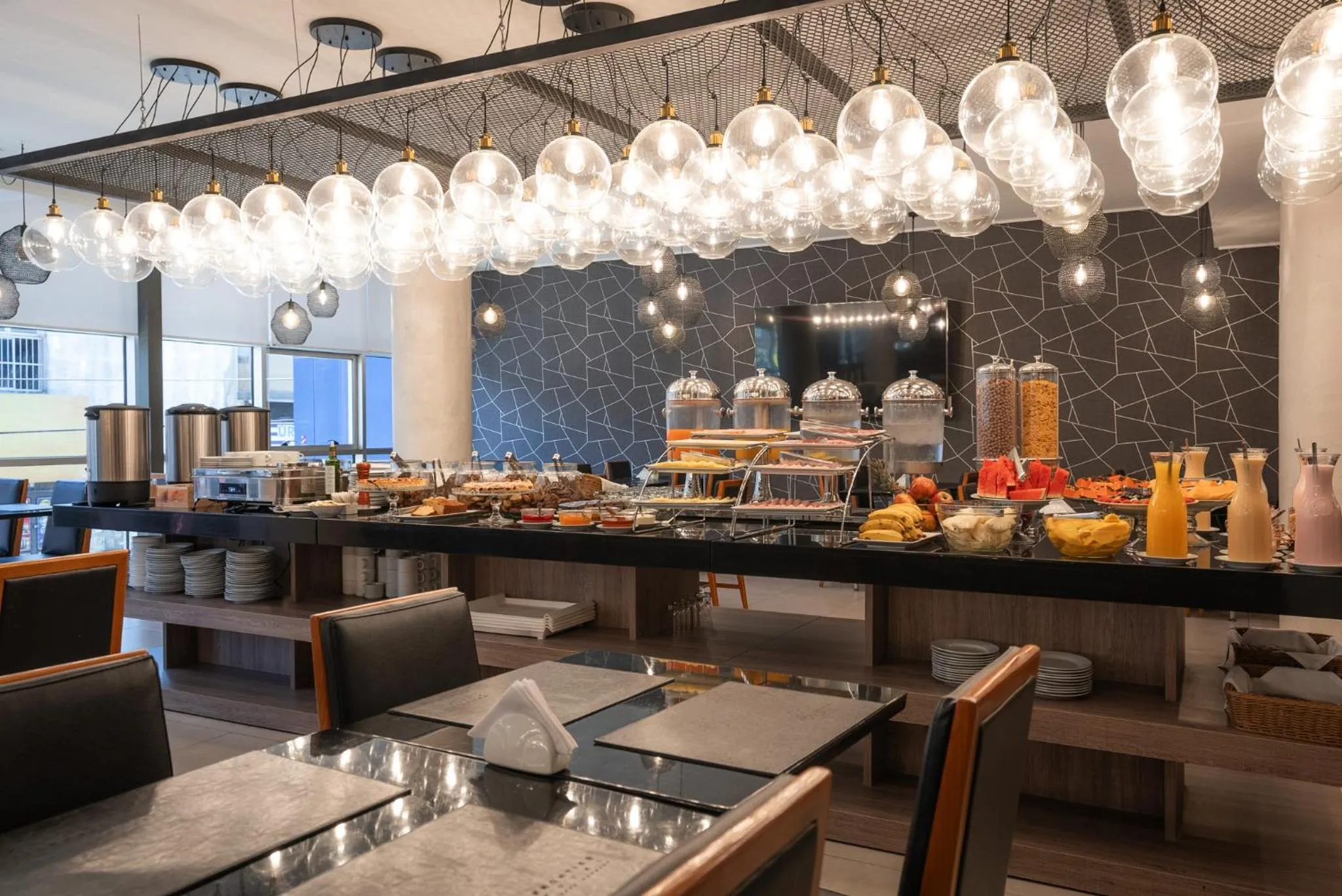 Buffet breakfast in Frontier Hotel Rivera