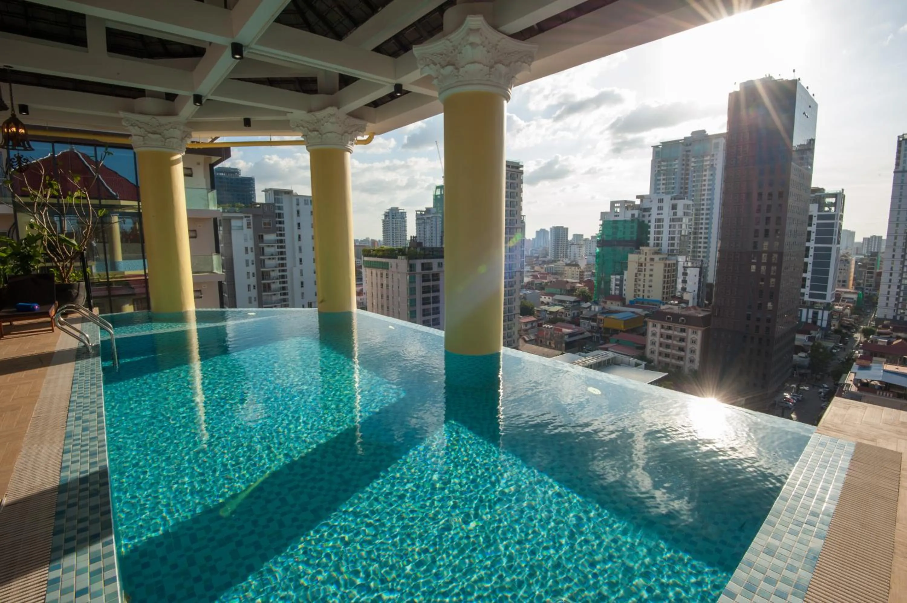Swimming pool in Khmer Surin Boutique Guesthouse