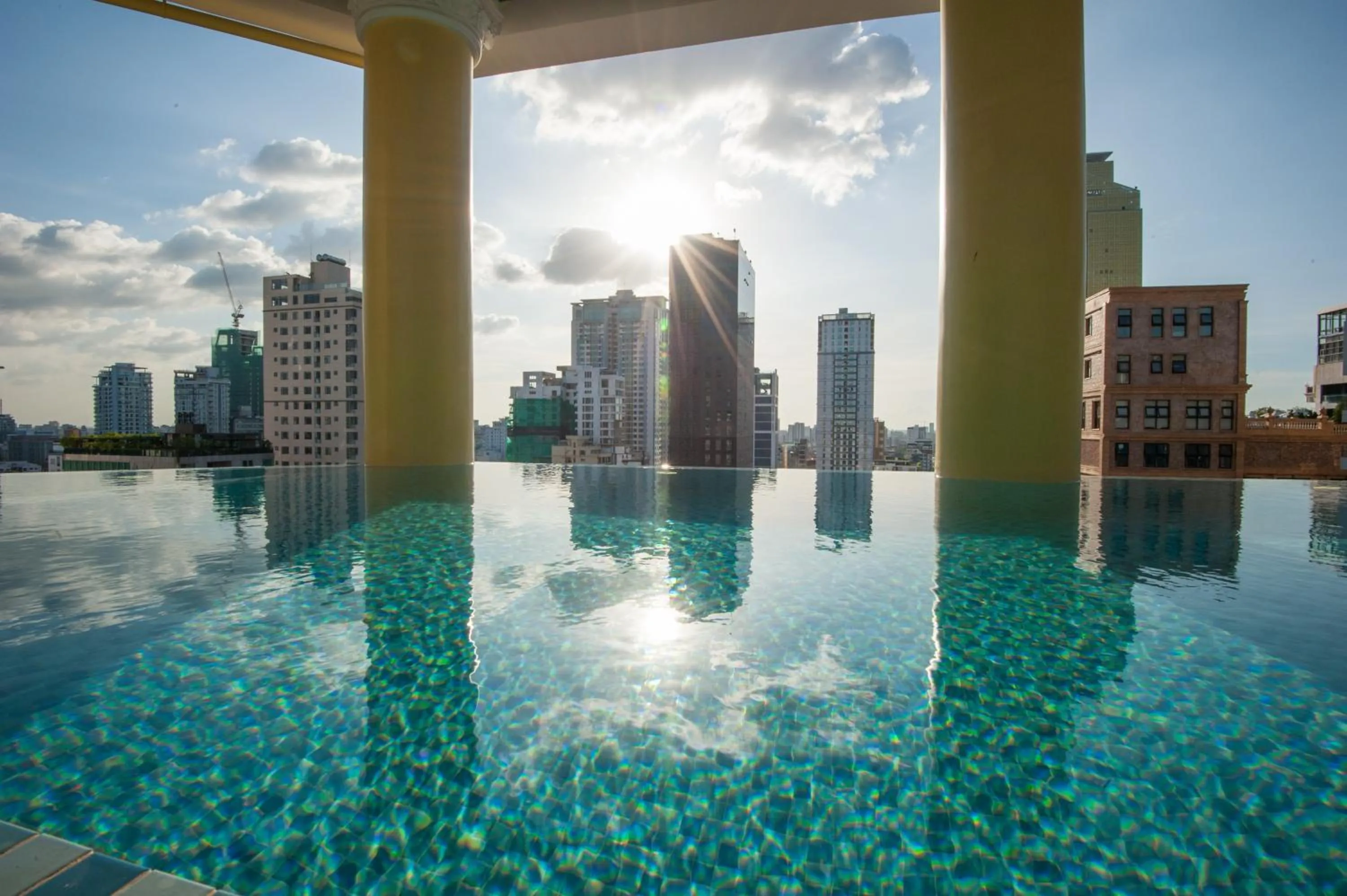 Swimming pool in Khmer Surin Boutique Guesthouse