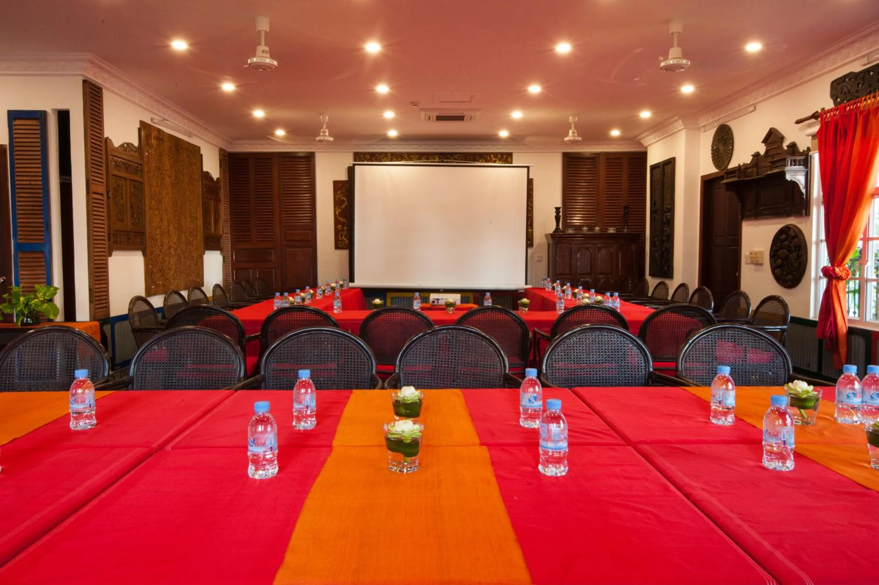 Seating area in Khmer Surin Boutique Guesthouse