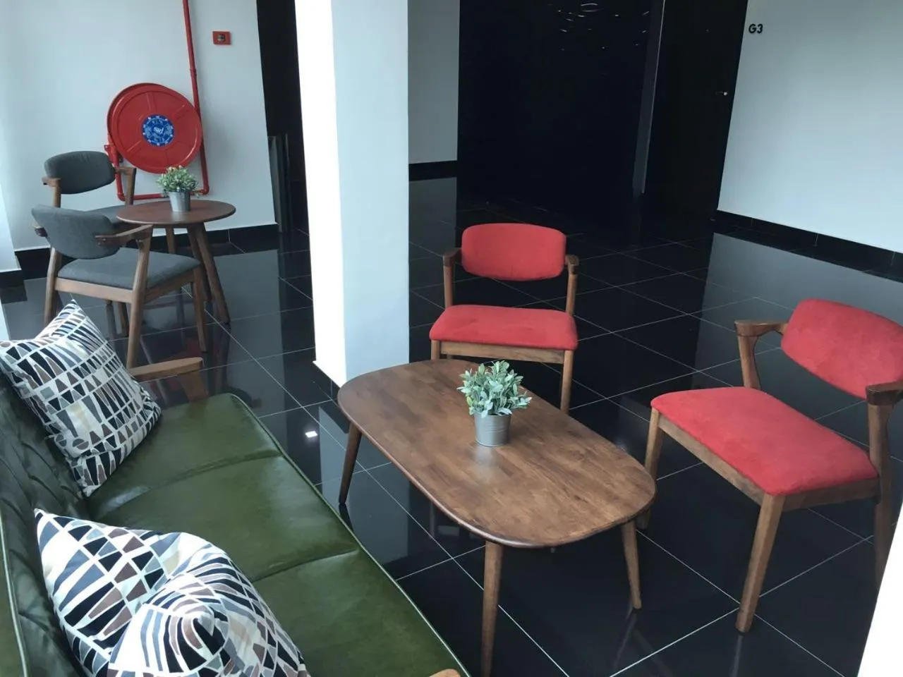 Seating area in NueVo Boutique Hotel, Kota Kemuning, Shah Alam