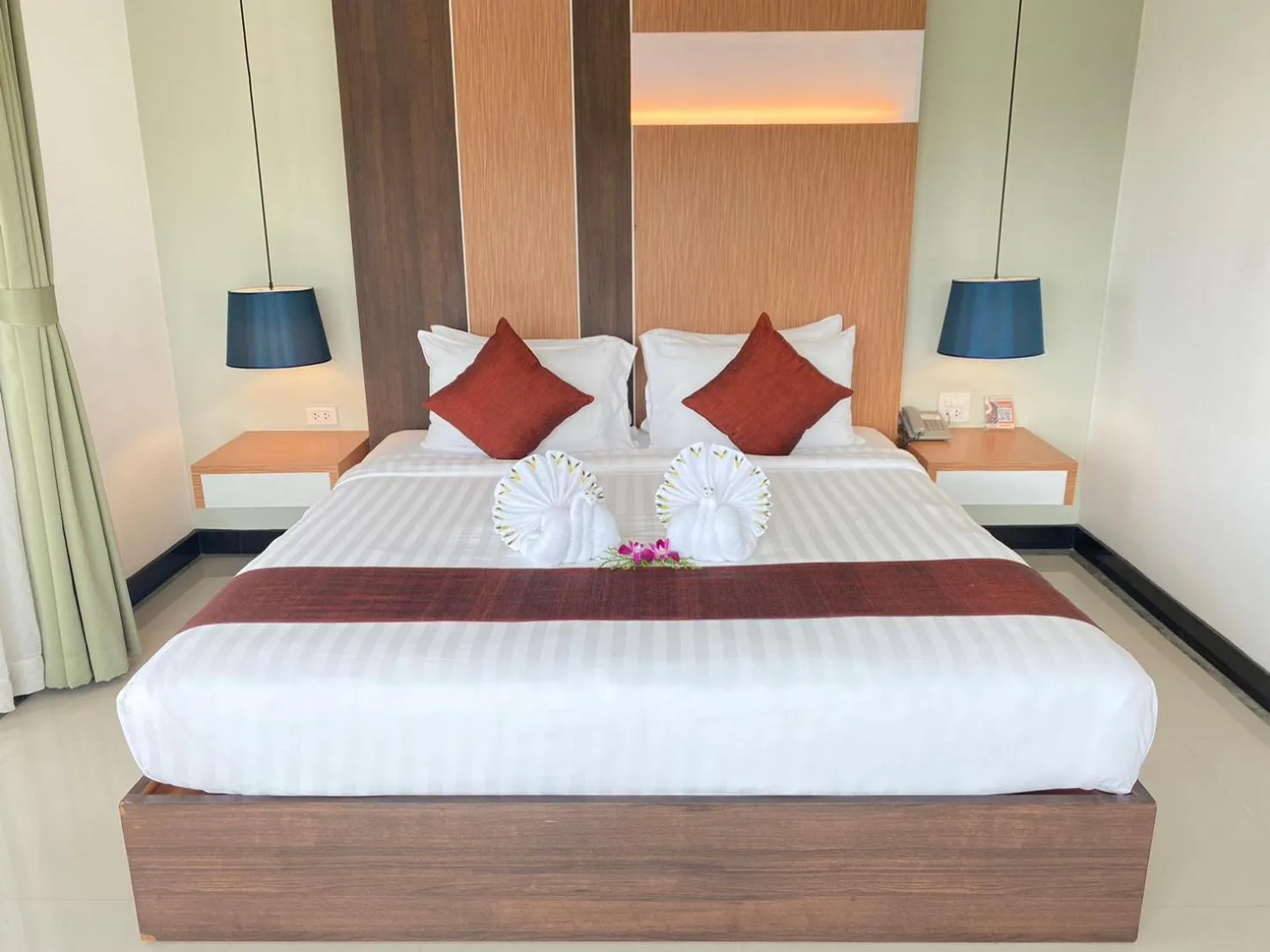 Bed in Siva Royal Hotel