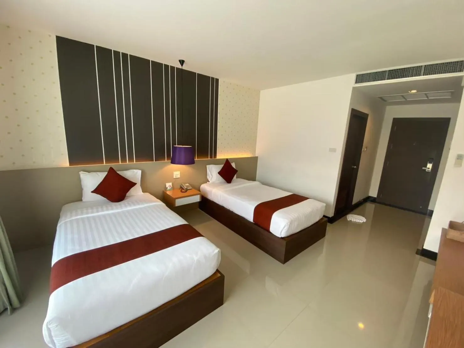 Bed in Siva Royal Hotel