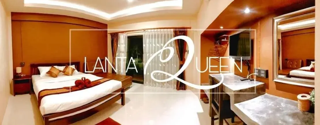 Deluxe Double Room with Balcony in Lanta Queen Resort Deluxe Double Room with Balcony in Lanta Queen Resort