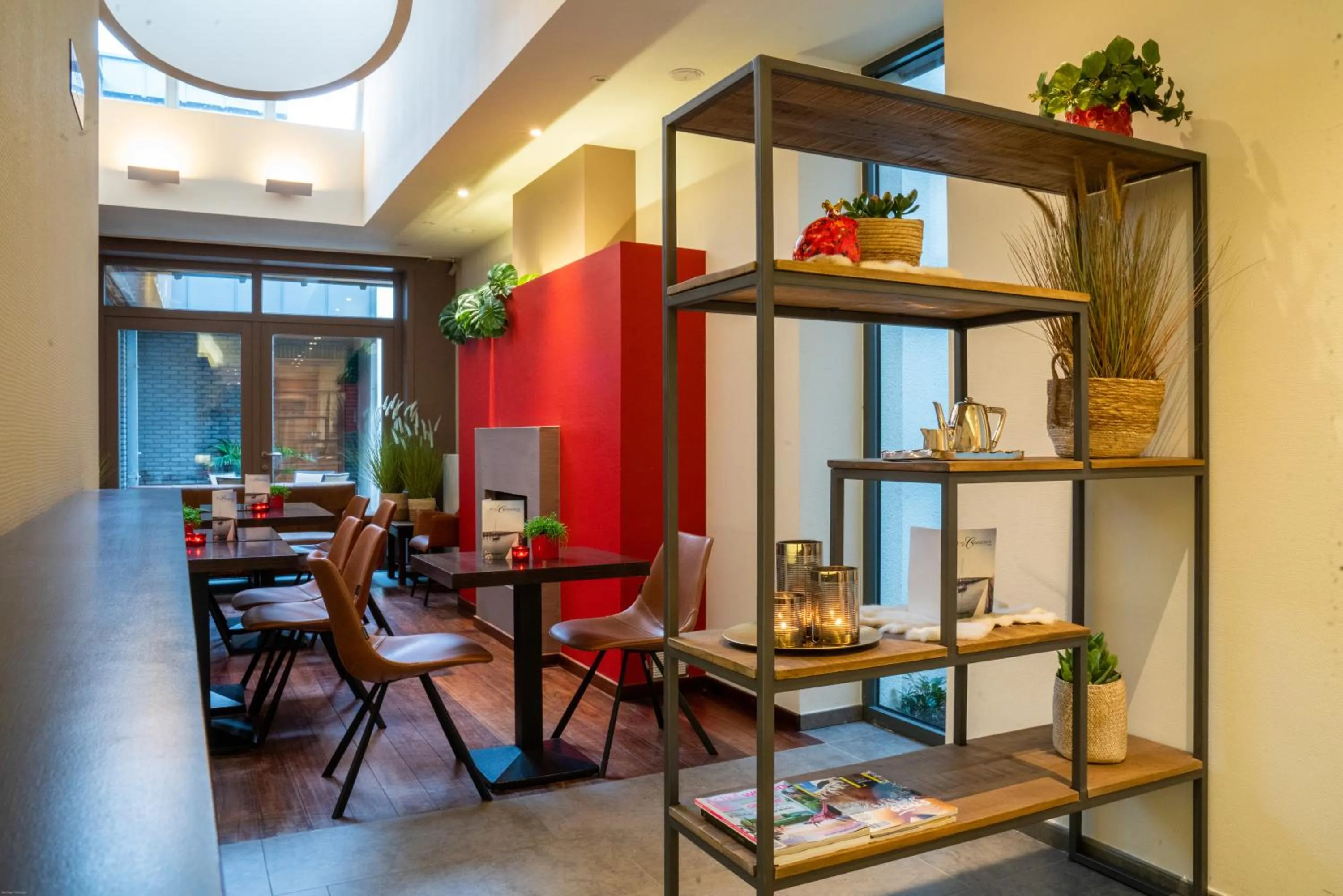 Lobby or reception in Hotel Du Commerce