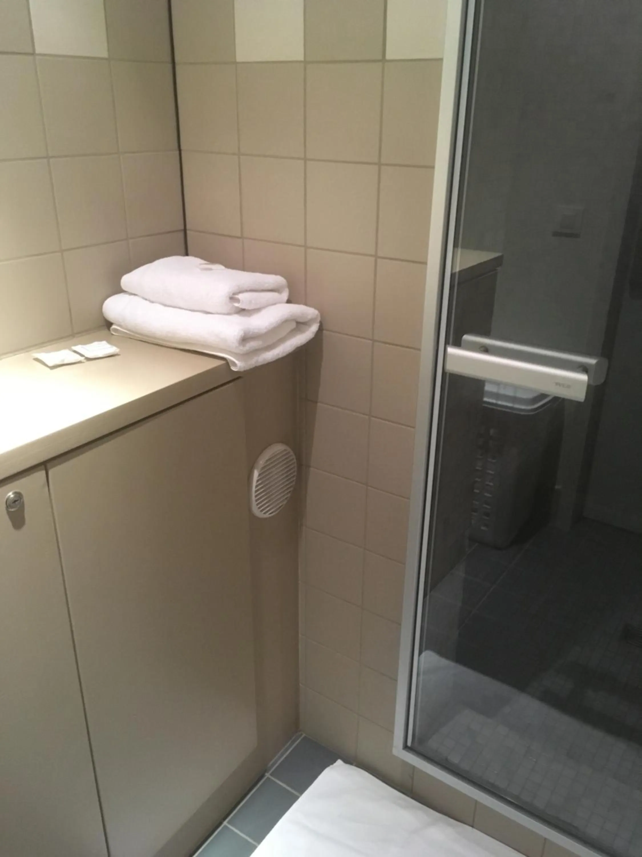 Steam room in Hotel Du Commerce