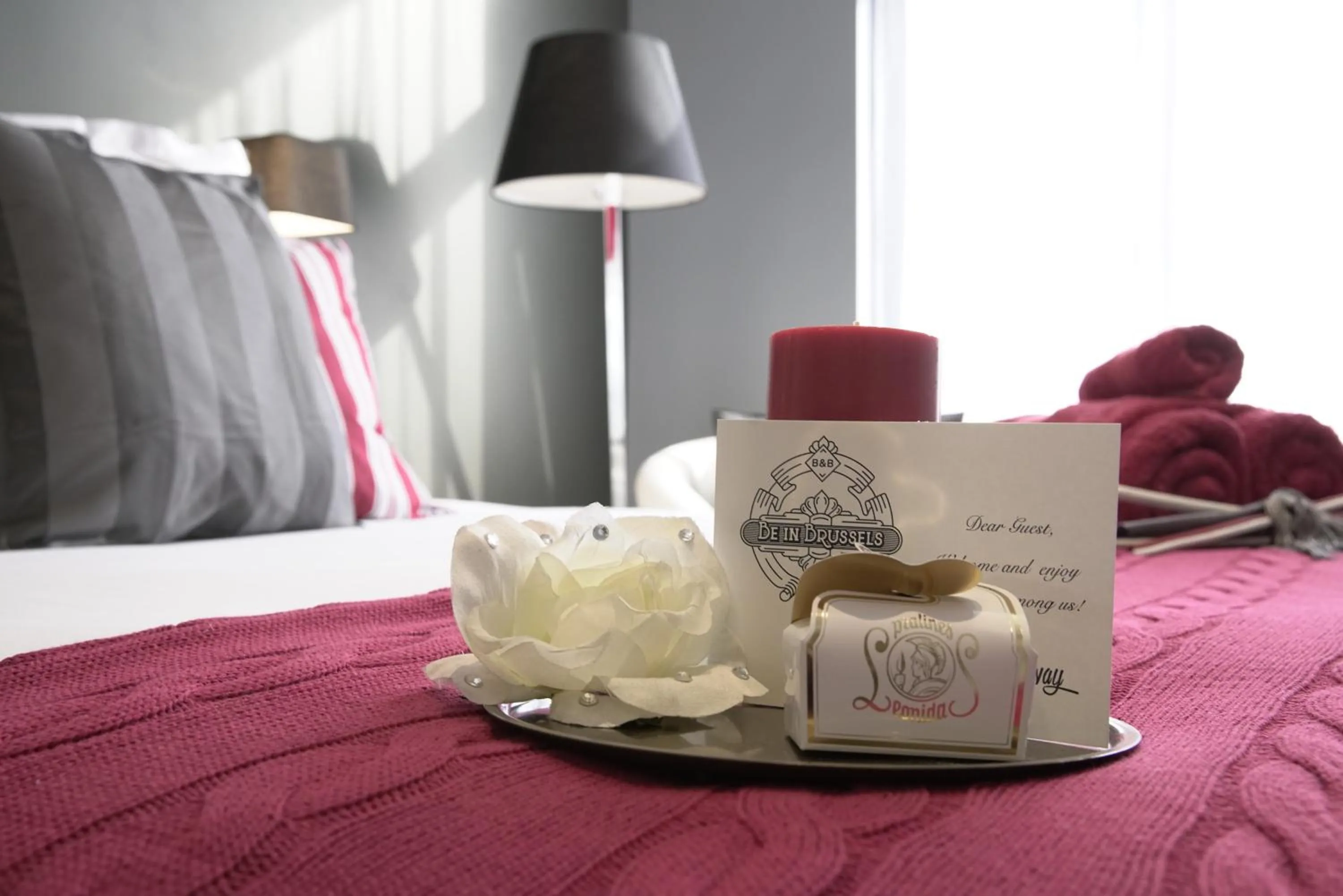 Decorative detail, Bed in B&B BE IN BRUSSELS