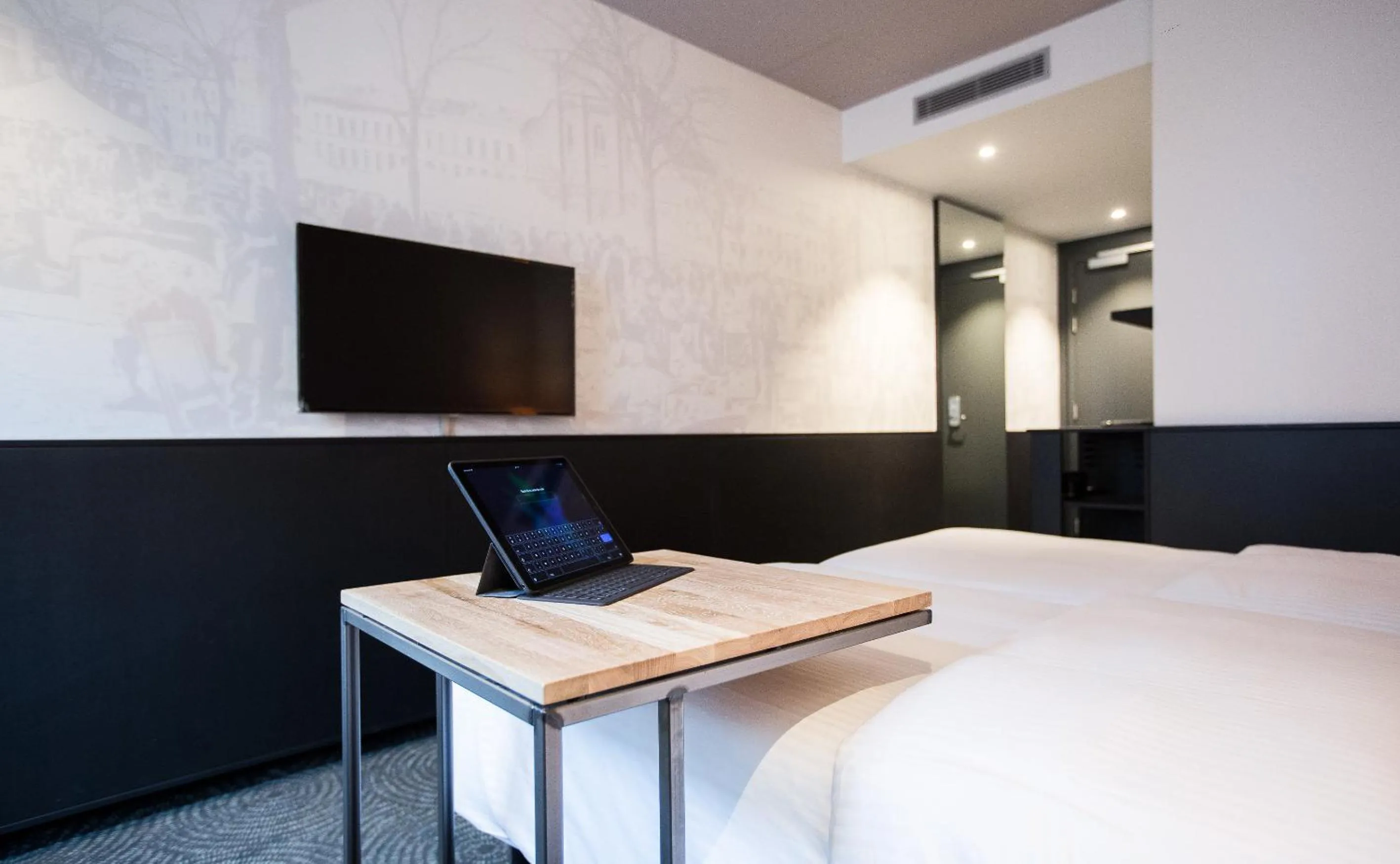 Bed in Hotel Van Belle