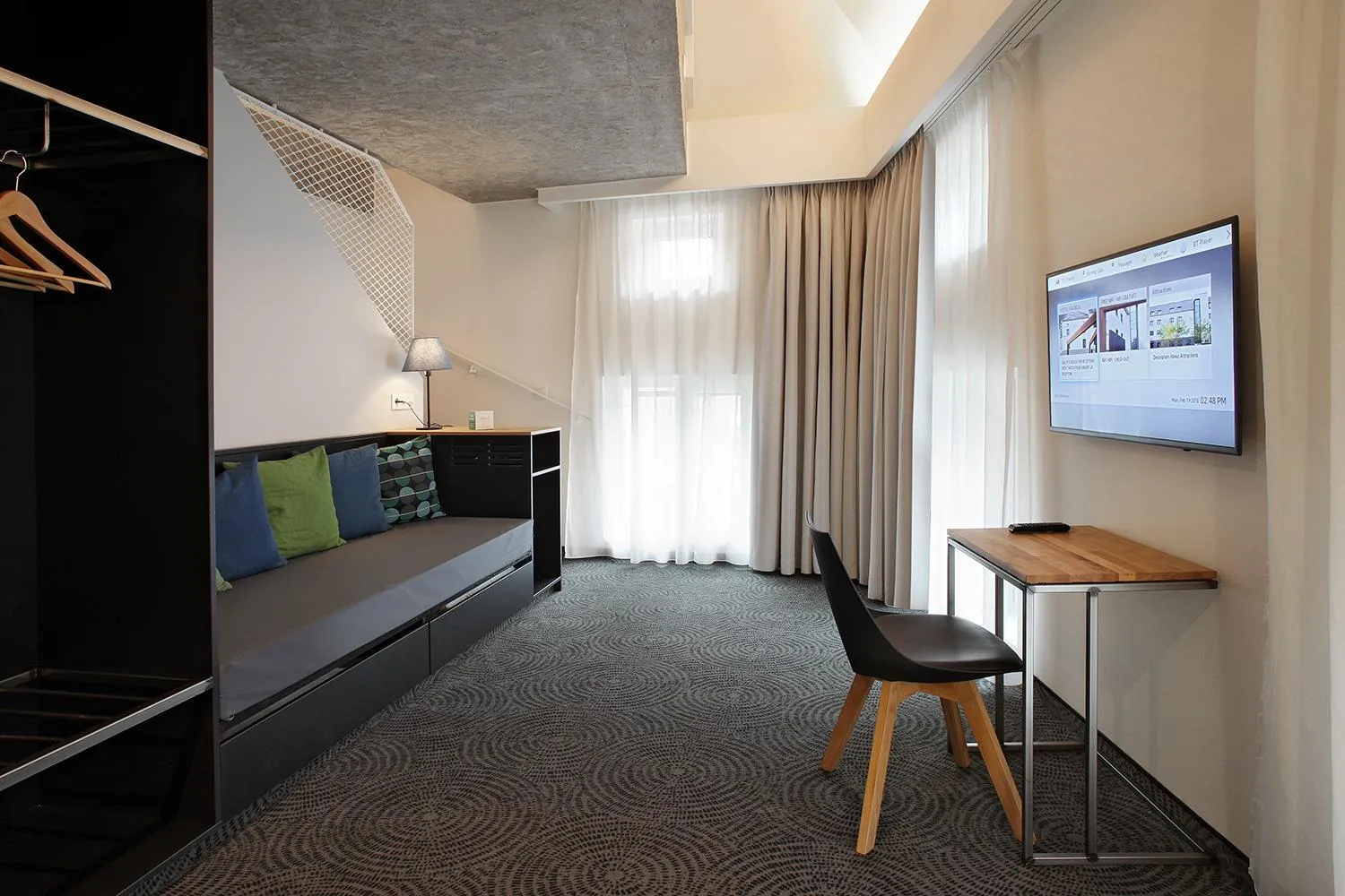 Seating area in Hotel Van Belle