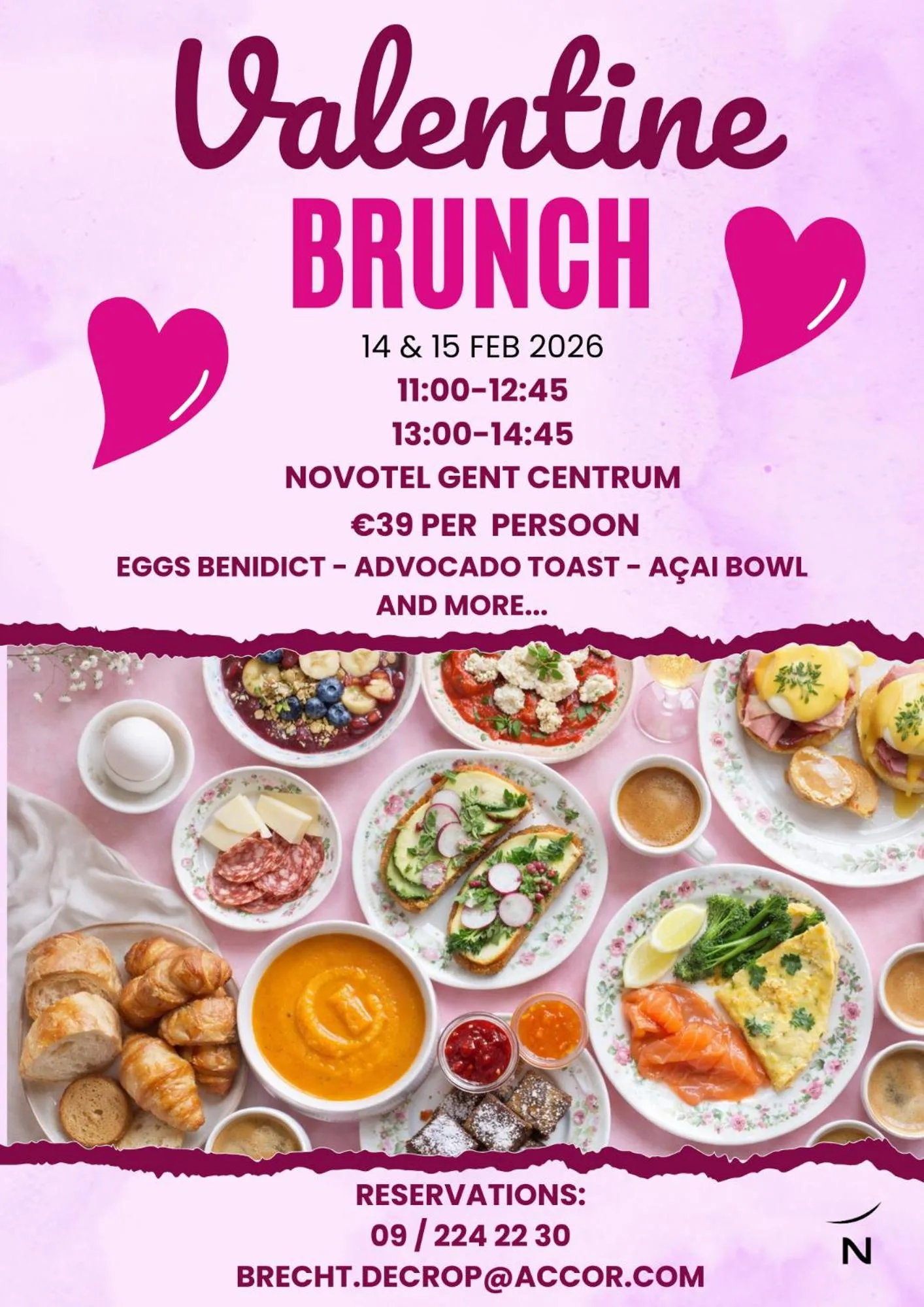 Restaurant/places to eat in Novotel Gent Centrum