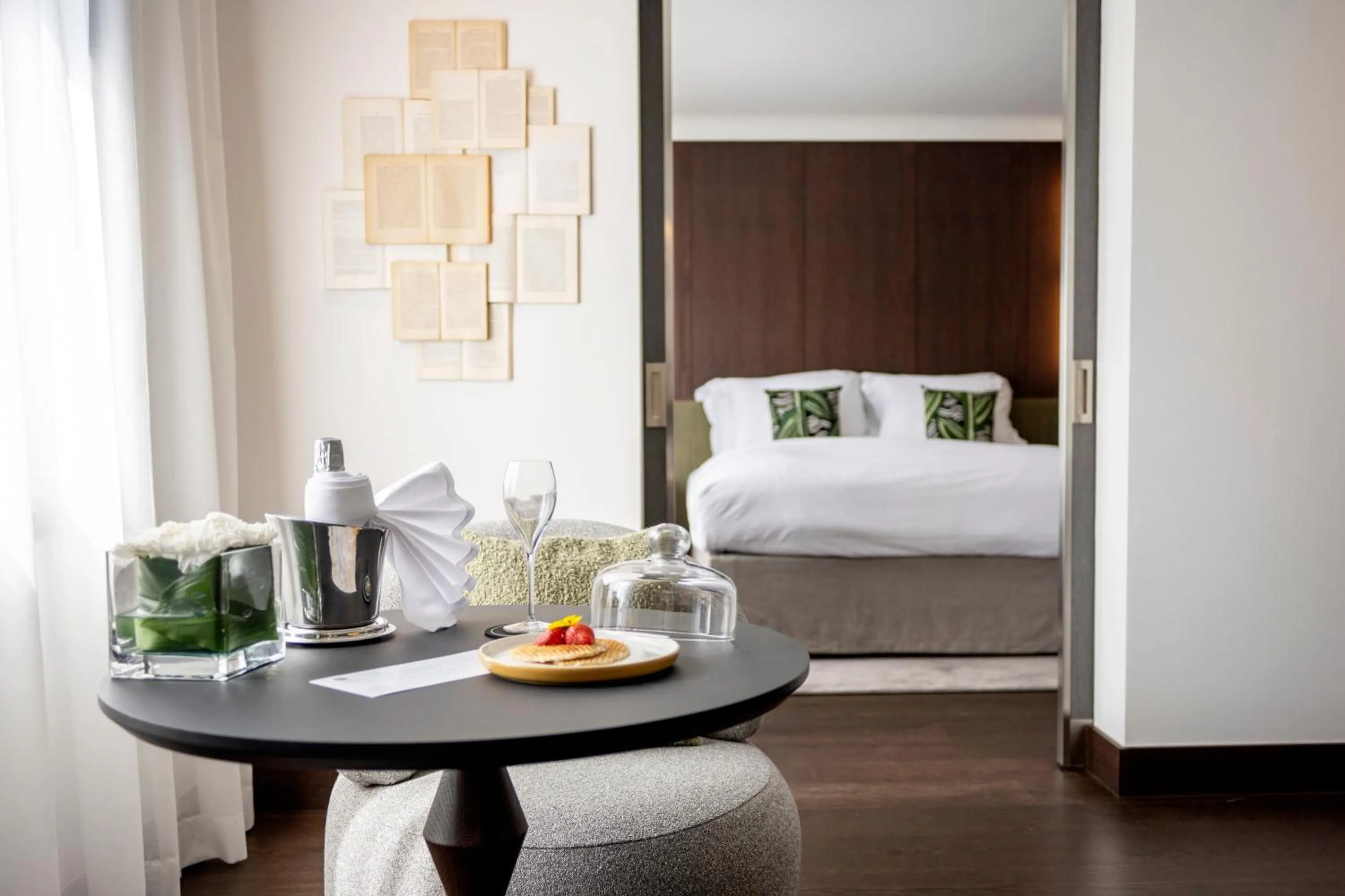 Bed in Le Louise Hotel Brussels - MGallery Collection