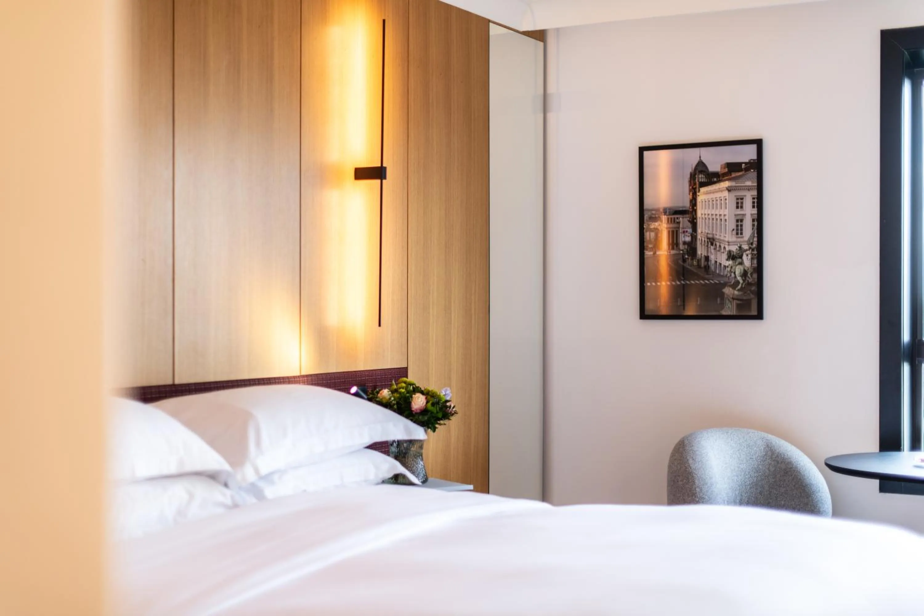 Bed in Le Louise Hotel Brussels - MGallery Collection
