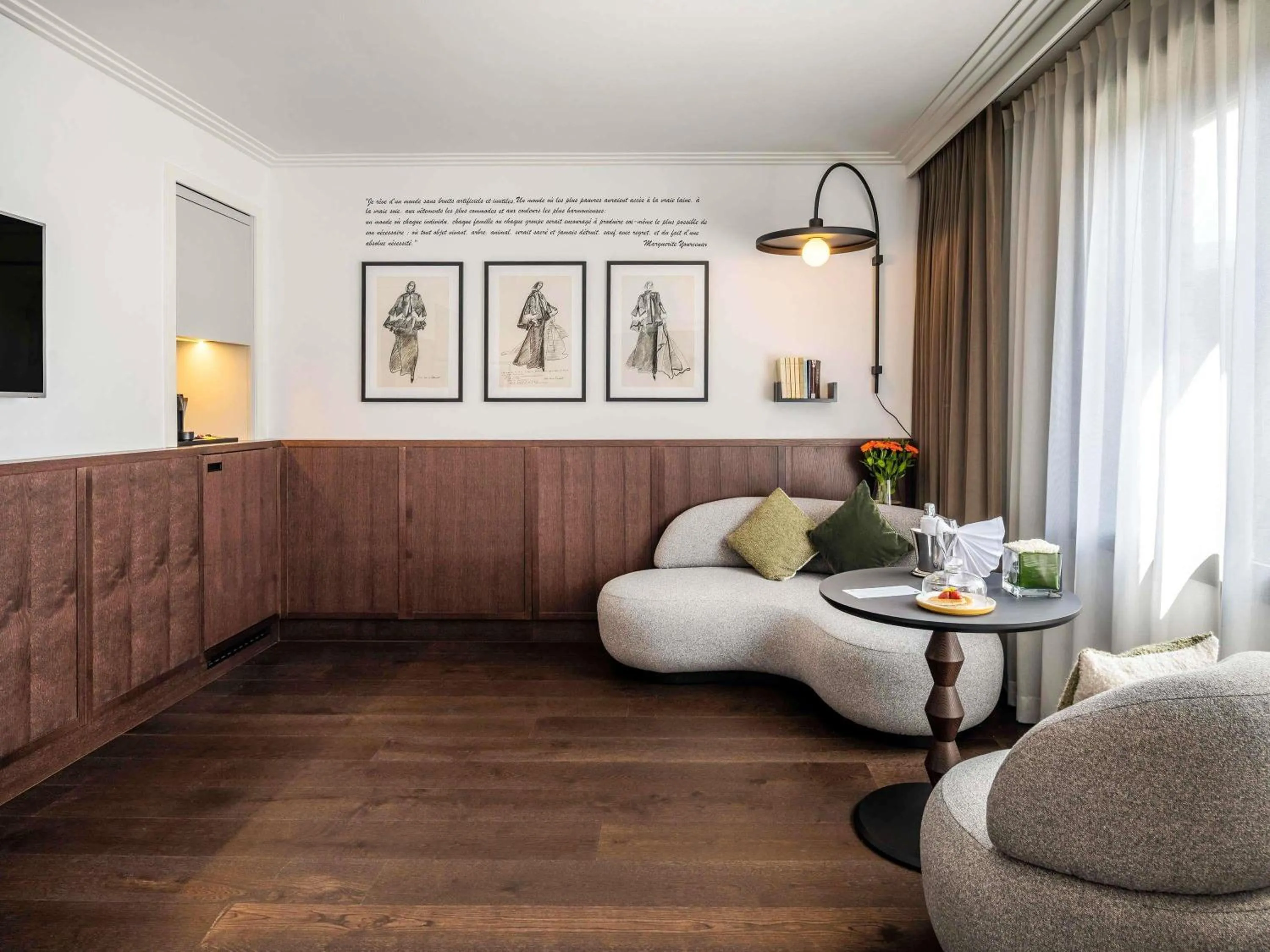 Bedroom in Le Louise Hotel Brussels - MGallery Collection