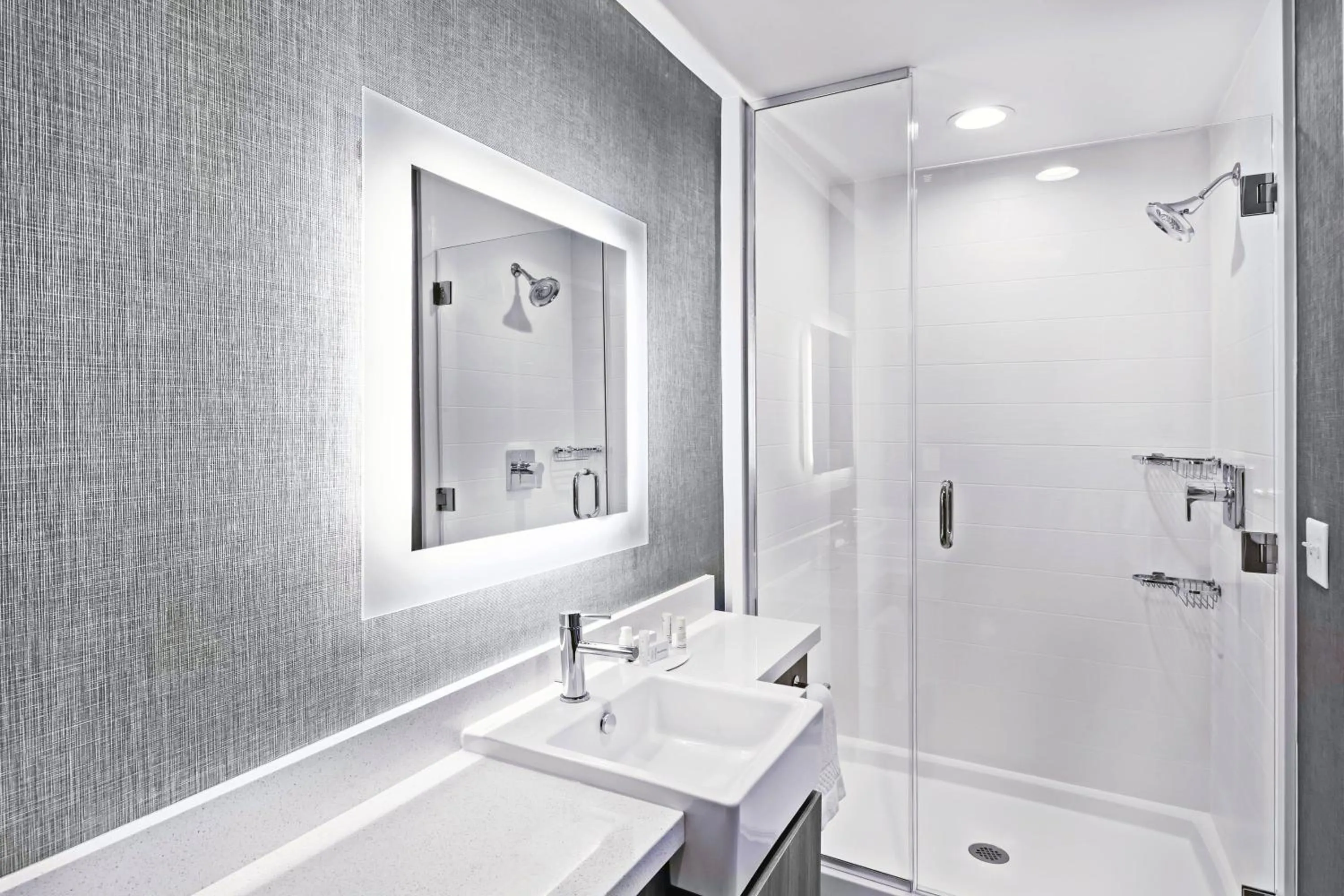 Bathroom in SpringHill Suites by Marriott Tulsa at Tulsa Hills