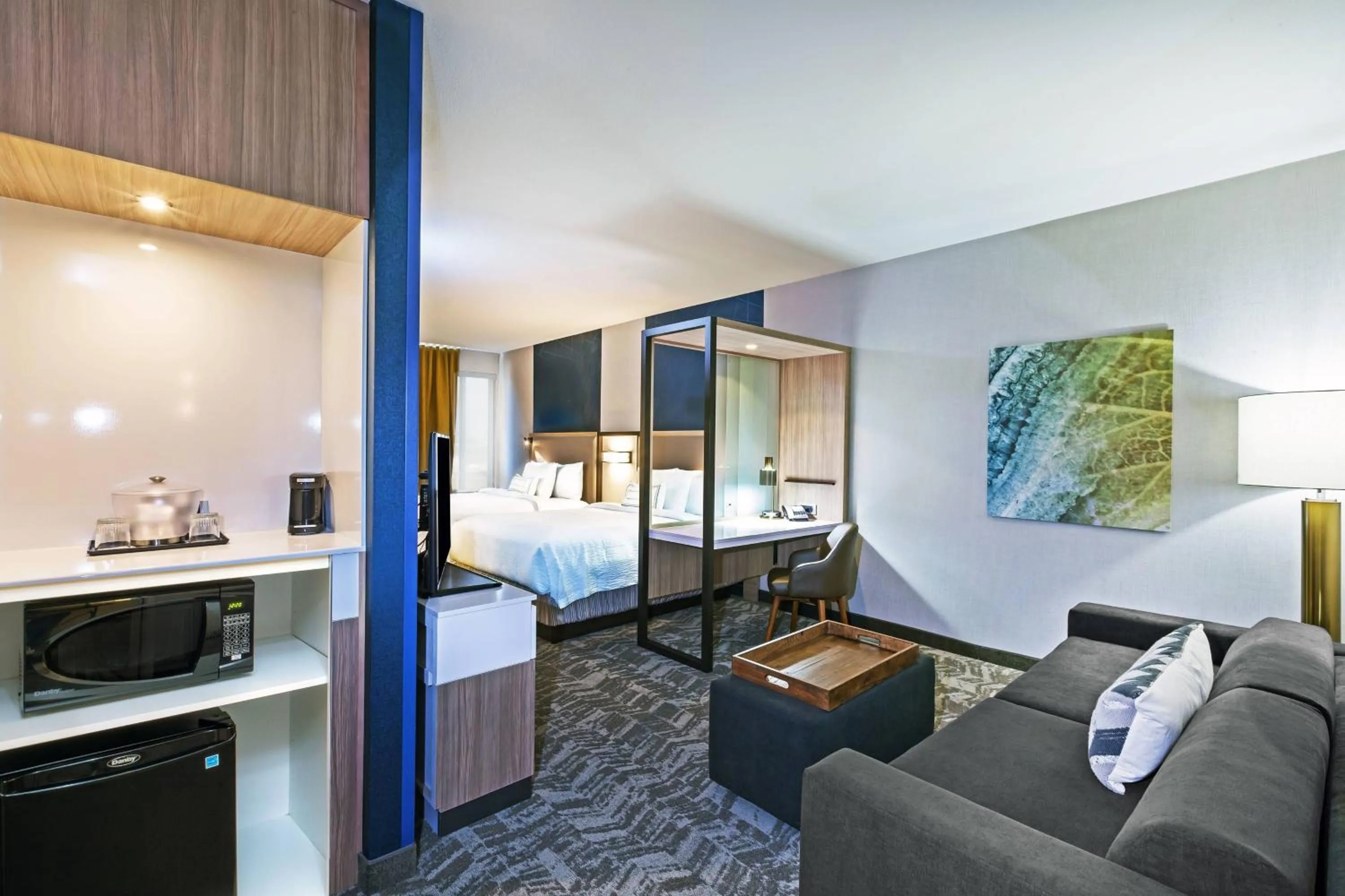 Bedroom, Bed in SpringHill Suites by Marriott Tulsa at Tulsa Hills