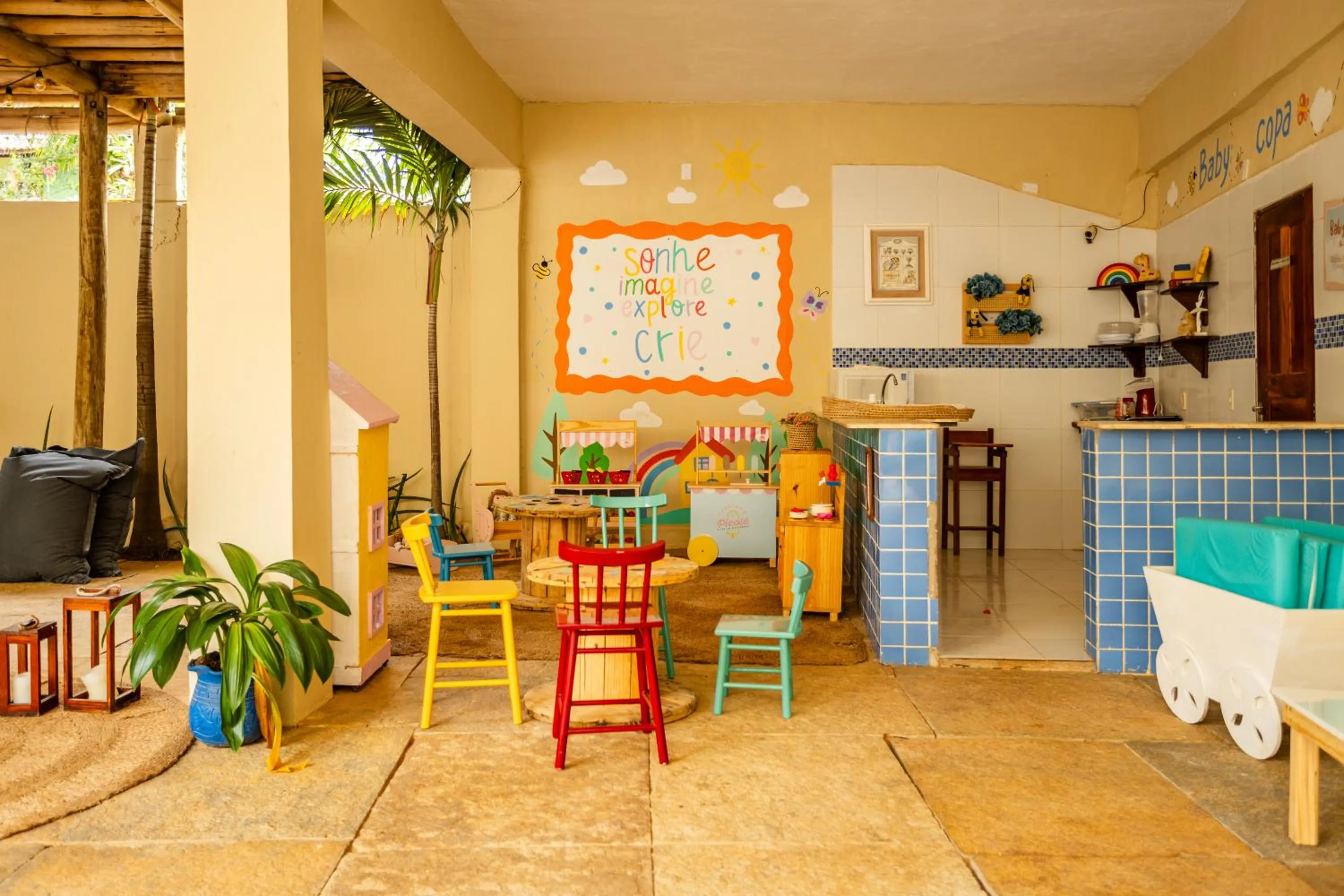 Children play ground in Hotel Maré Mansa