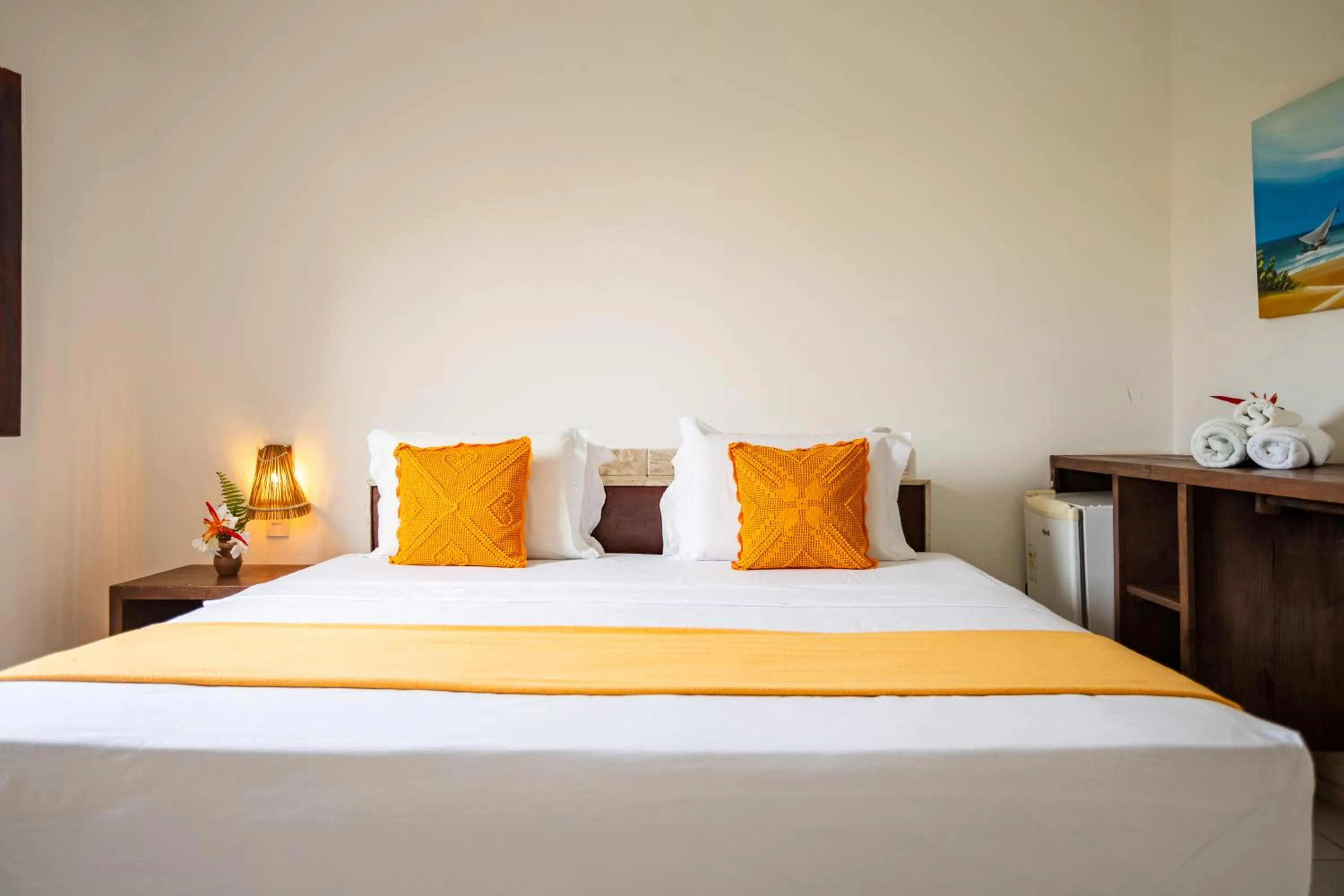 Bed in Hotel Maré Mansa