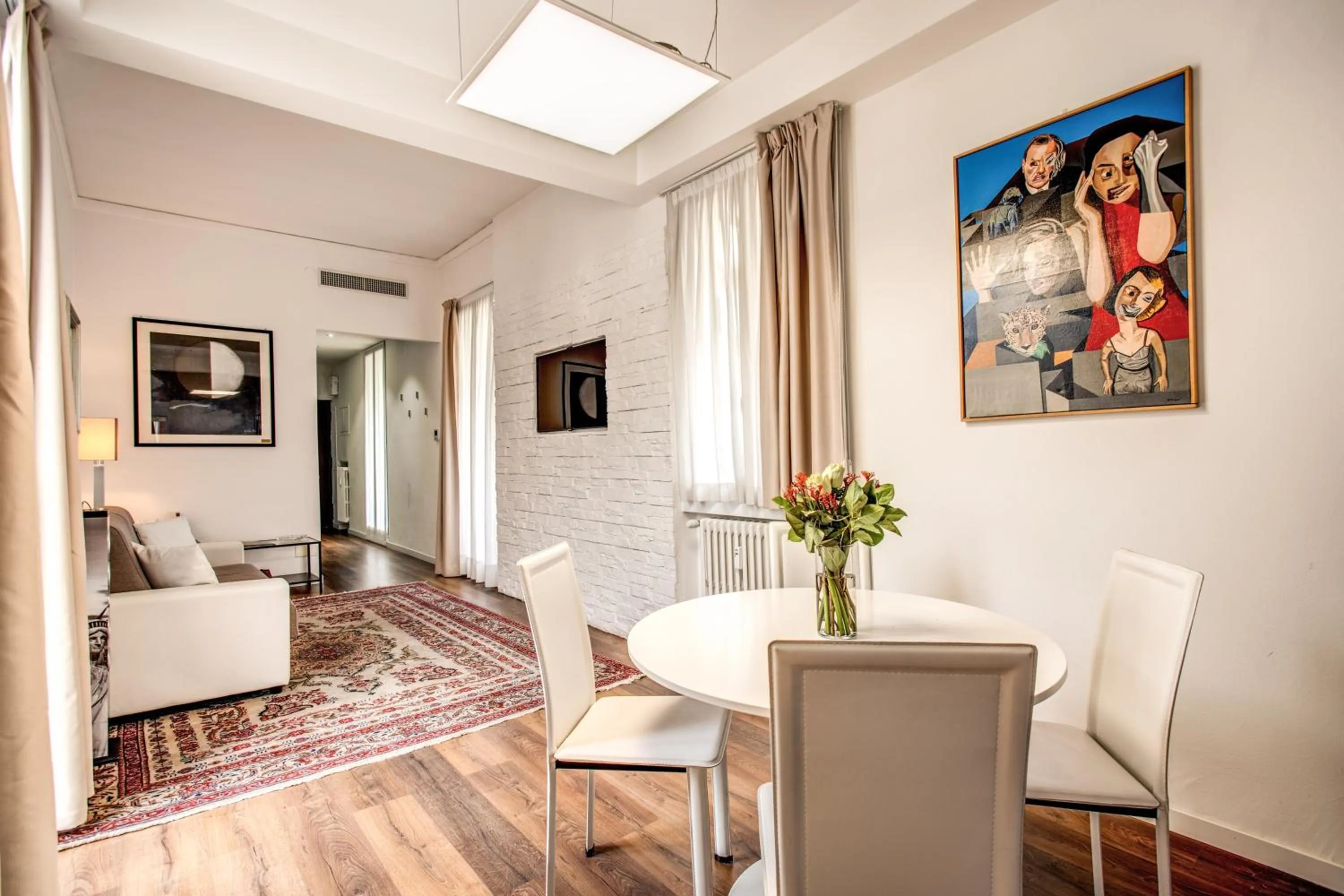 Living room in Suite Santa Tecla