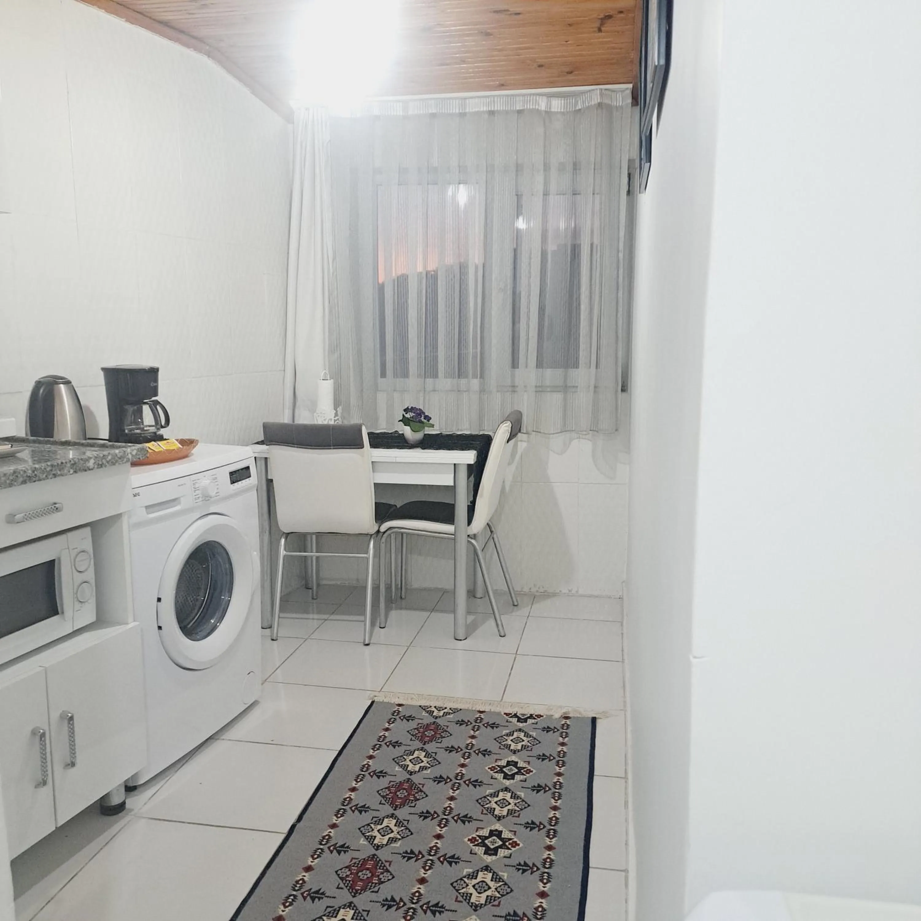 Kitchen or kitchenette in Golden Life Apart Hotel