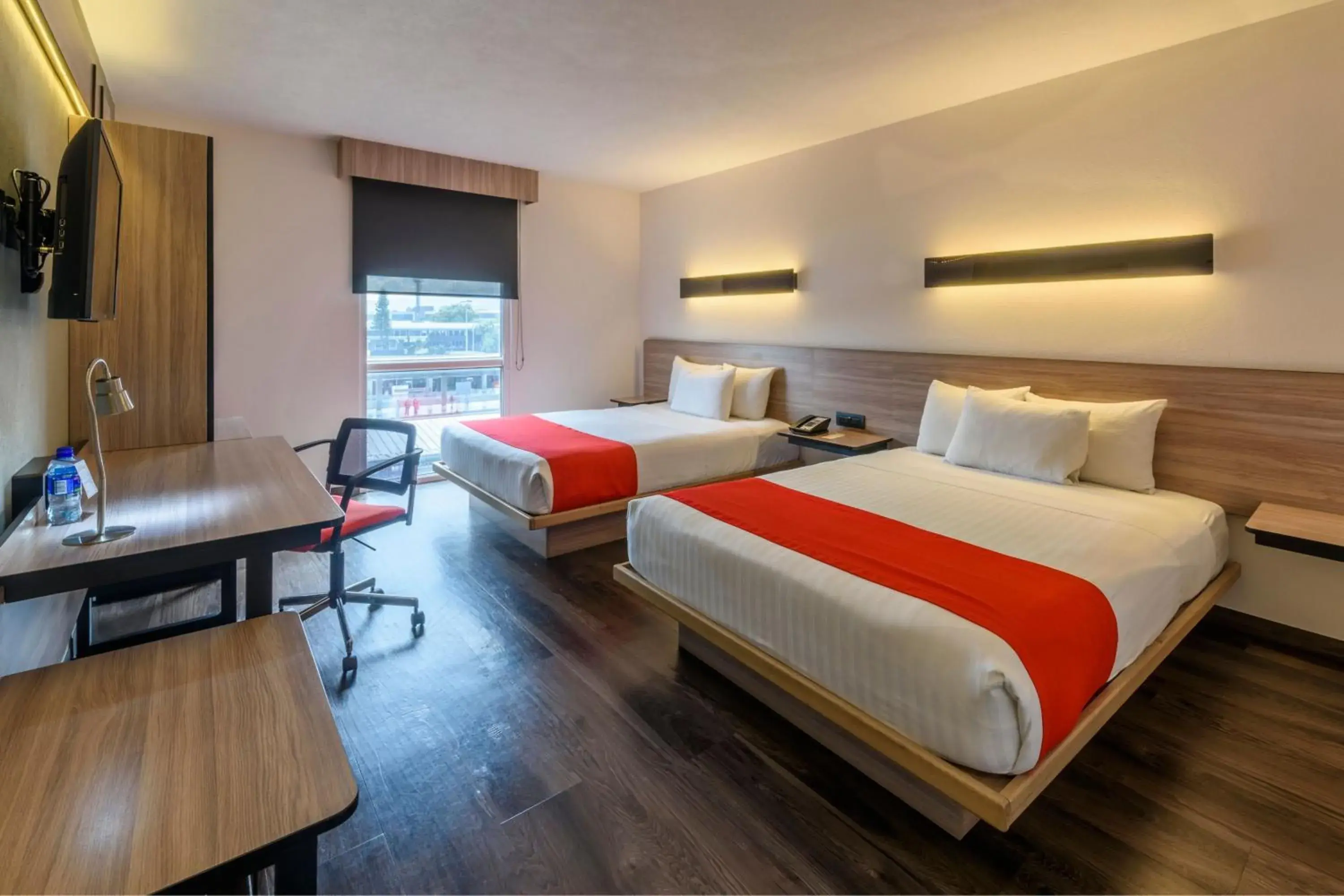 Double Room with Two Double Beds in City Express Plus by Marriott Bogota Aeropuerto Double Room with Two Double Beds in City Express Plus by Marriott Bogota Aeropuerto