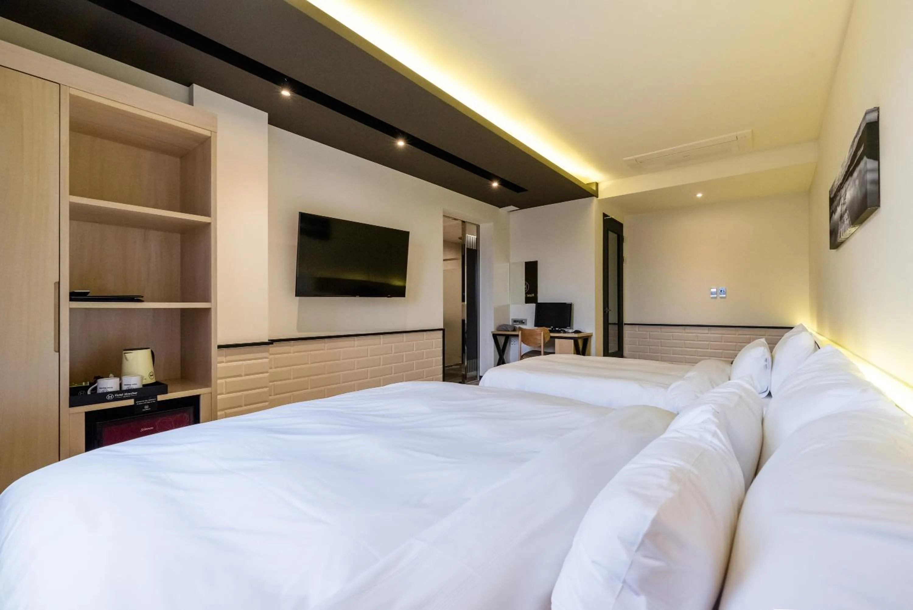 Bed in Hotel Marcher