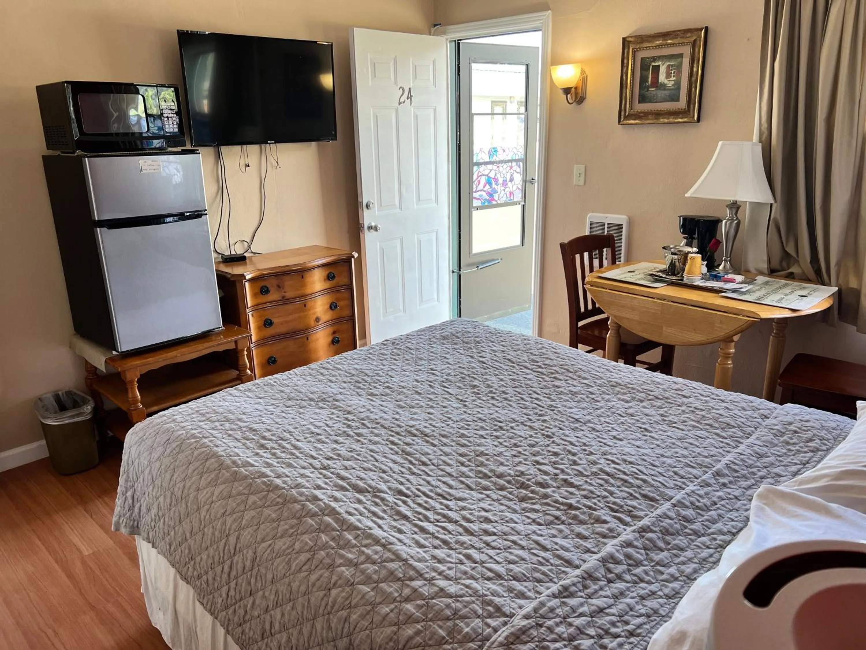 Bedroom, Bed in Great House Motel