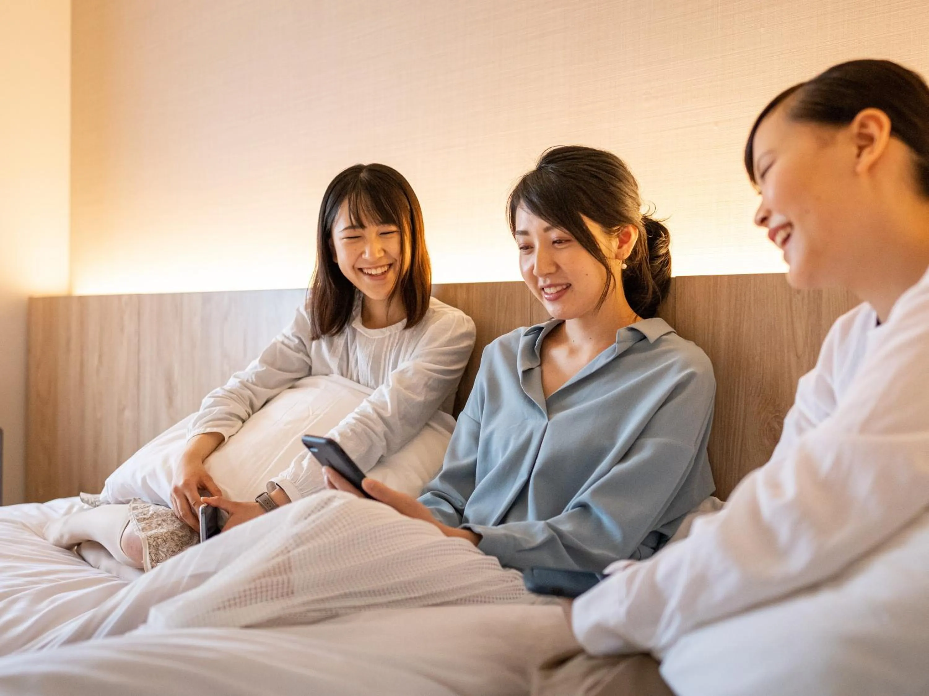 group of guests, Bed in Hotel Flags Isahaya Nagasaki