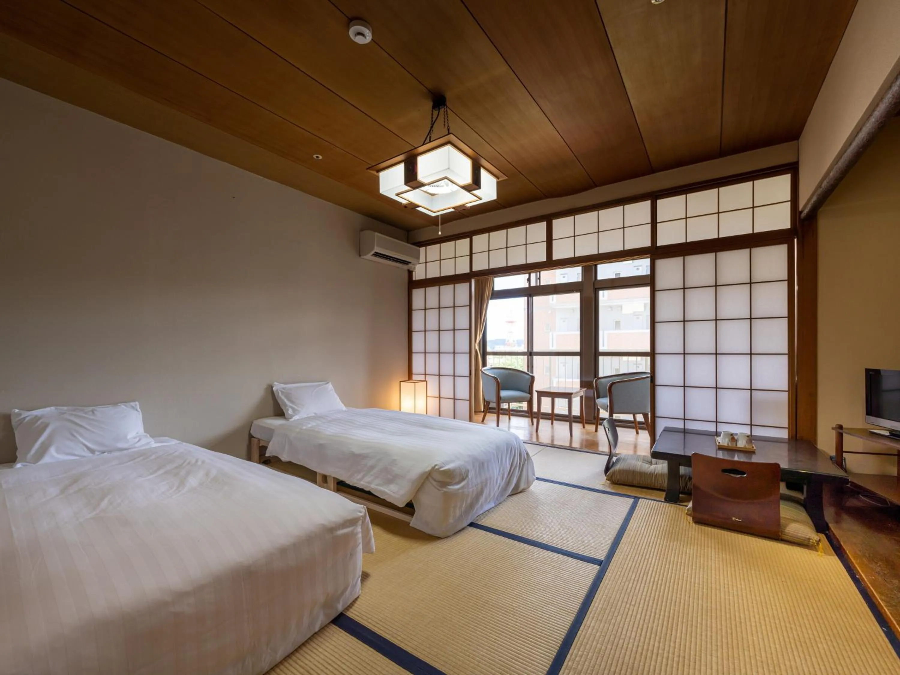 Photo of the whole room, Bed in Hotel Flags Isahaya Nagasaki