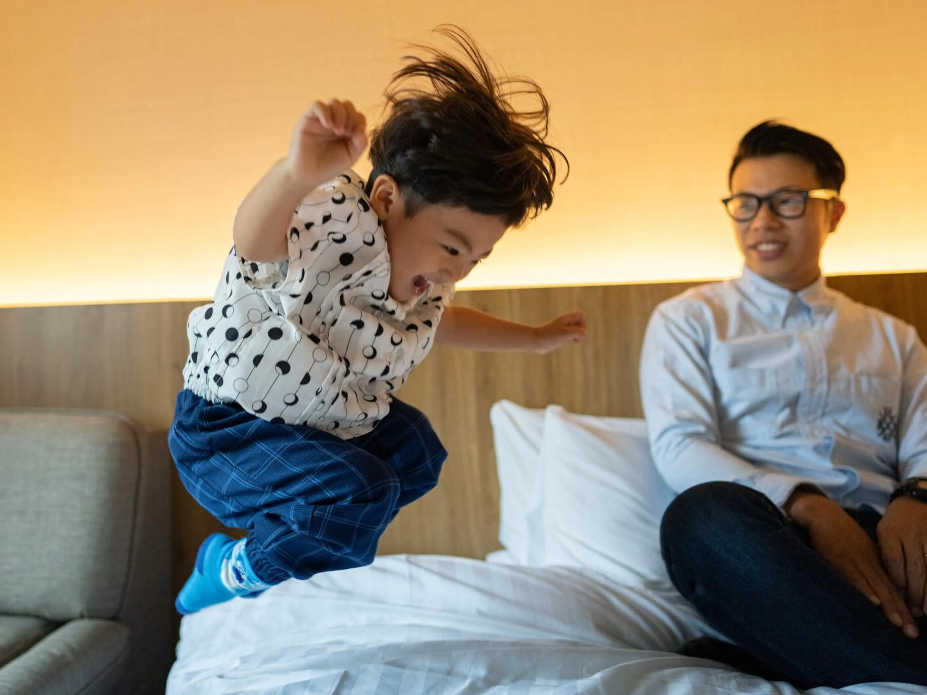 young children in Hotel Flags Isahaya Nagasaki
