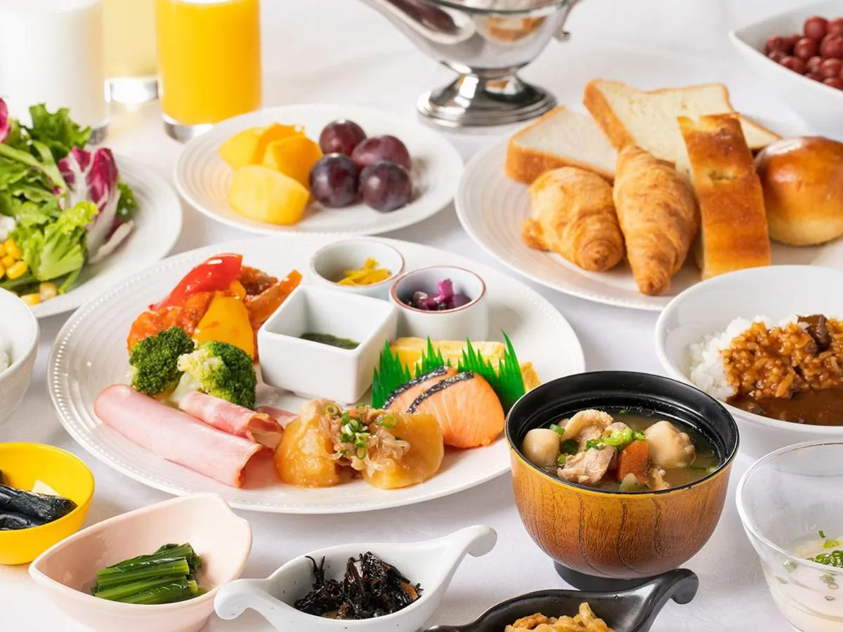 Breakfast in Tenza Hotel at Sendai Station