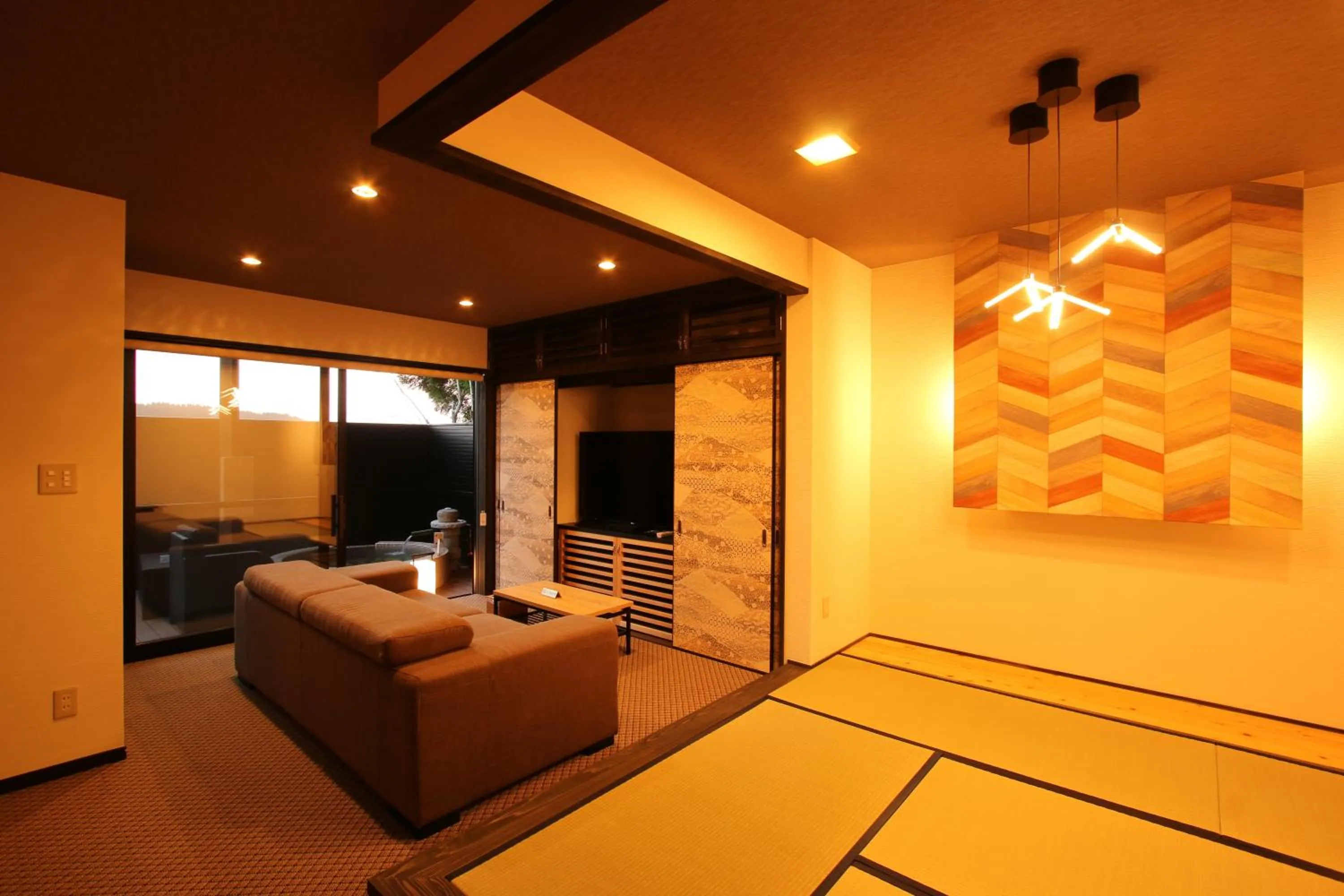 Living room, Bed in Uedaya