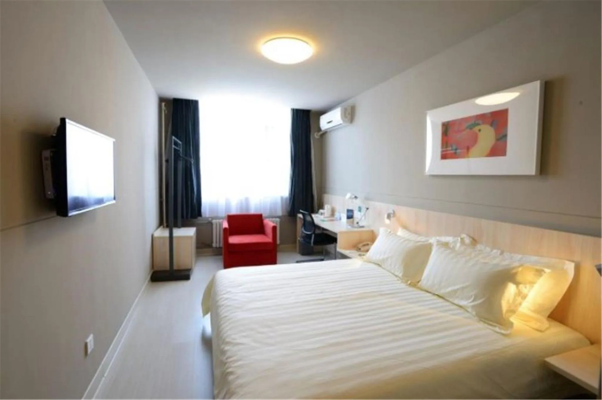 Bed in Jinjiang Inn Wenshang Government Branch