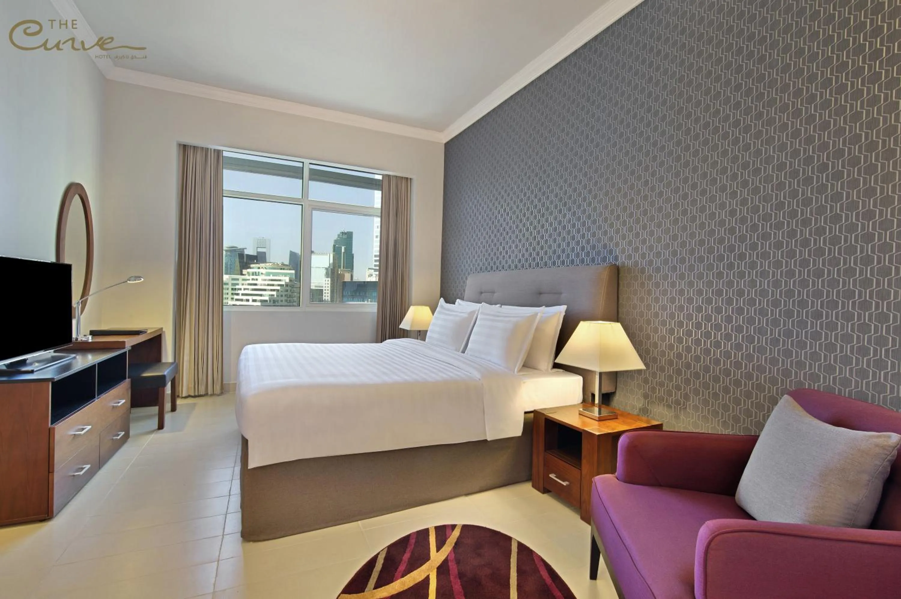 Bed in The Curve Hotel