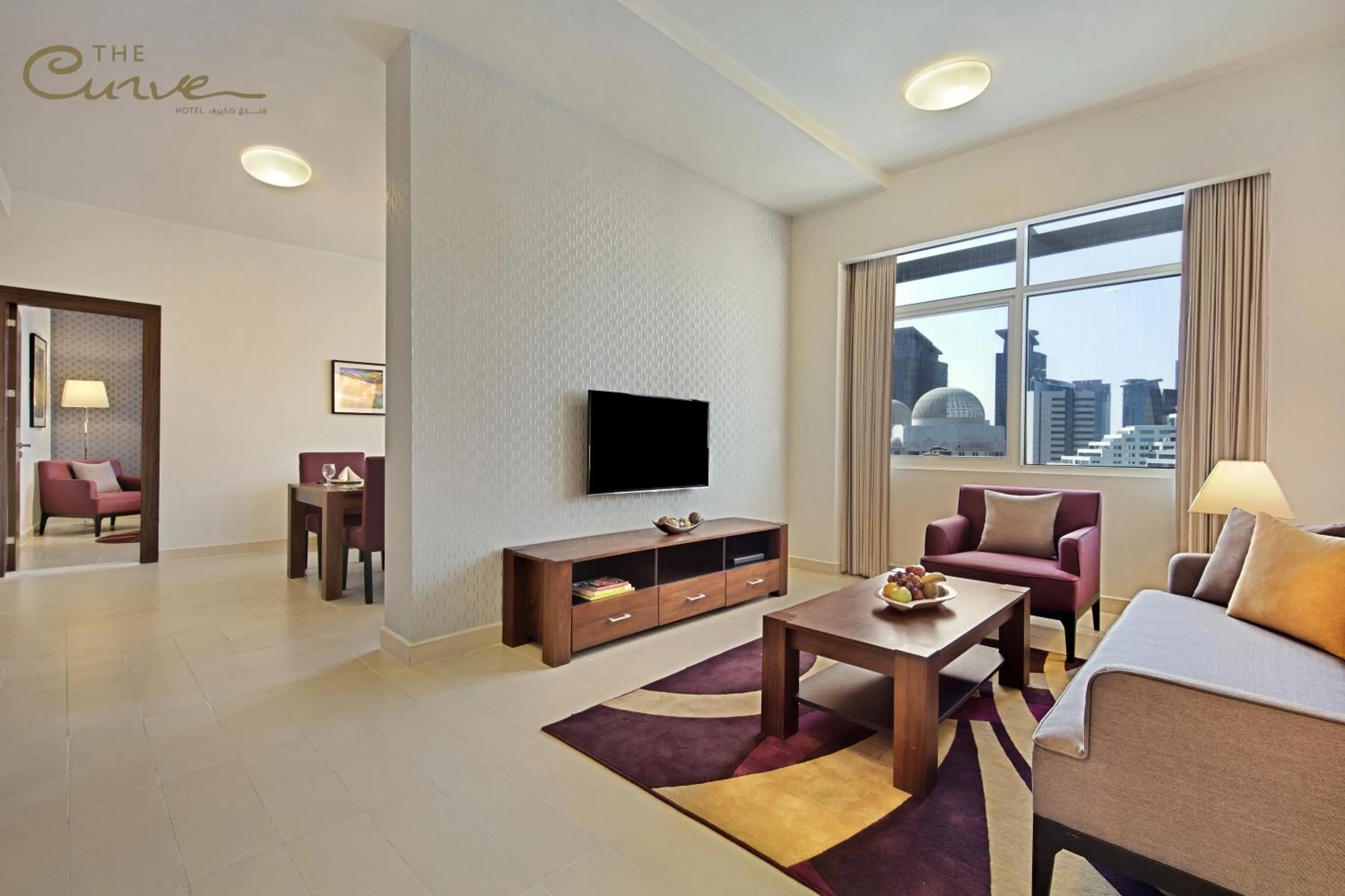 TV and multimedia in The Curve Hotel