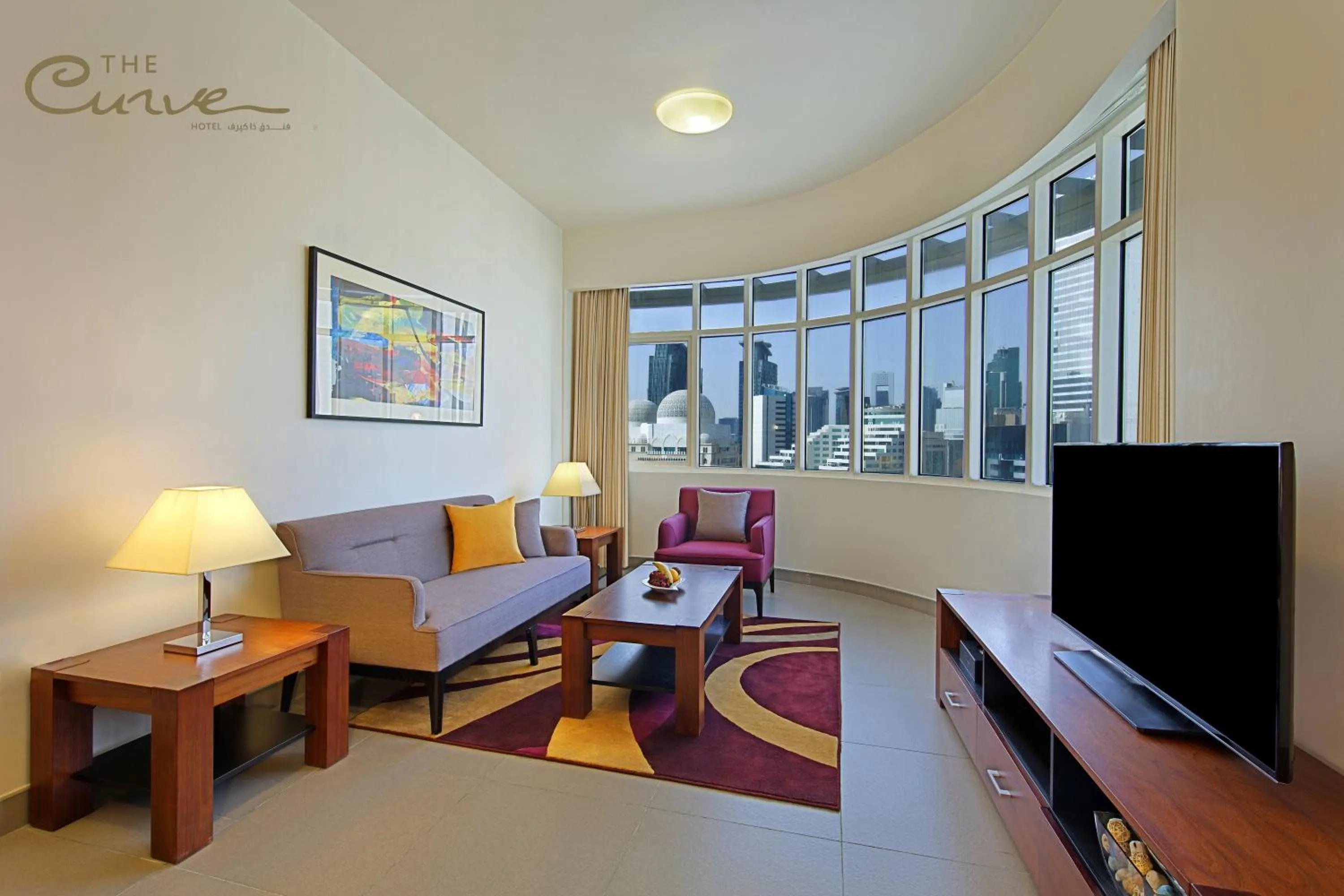 TV and multimedia in The Curve Hotel