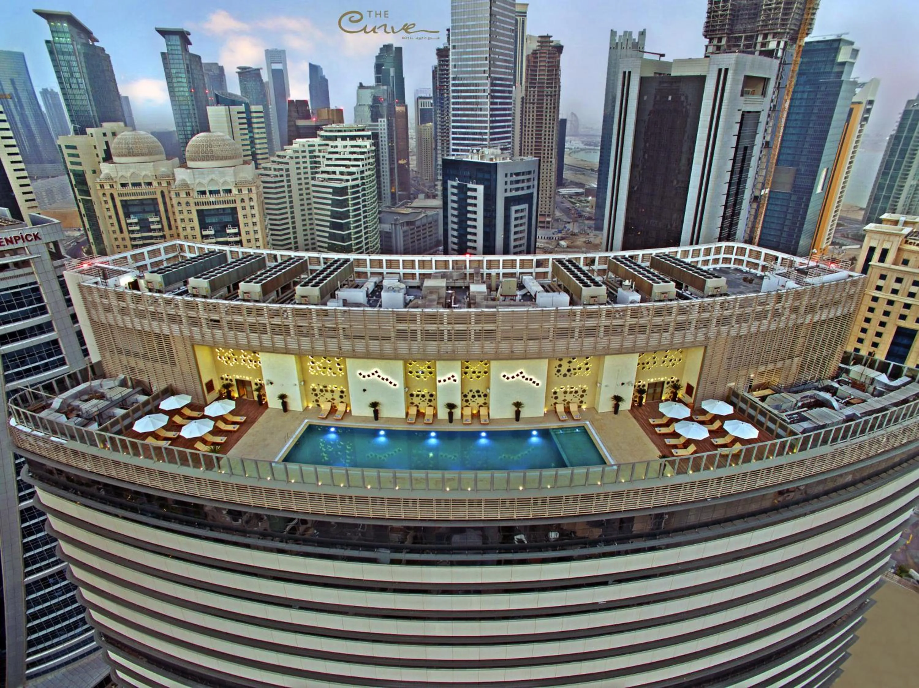 Swimming pool in The Curve Hotel