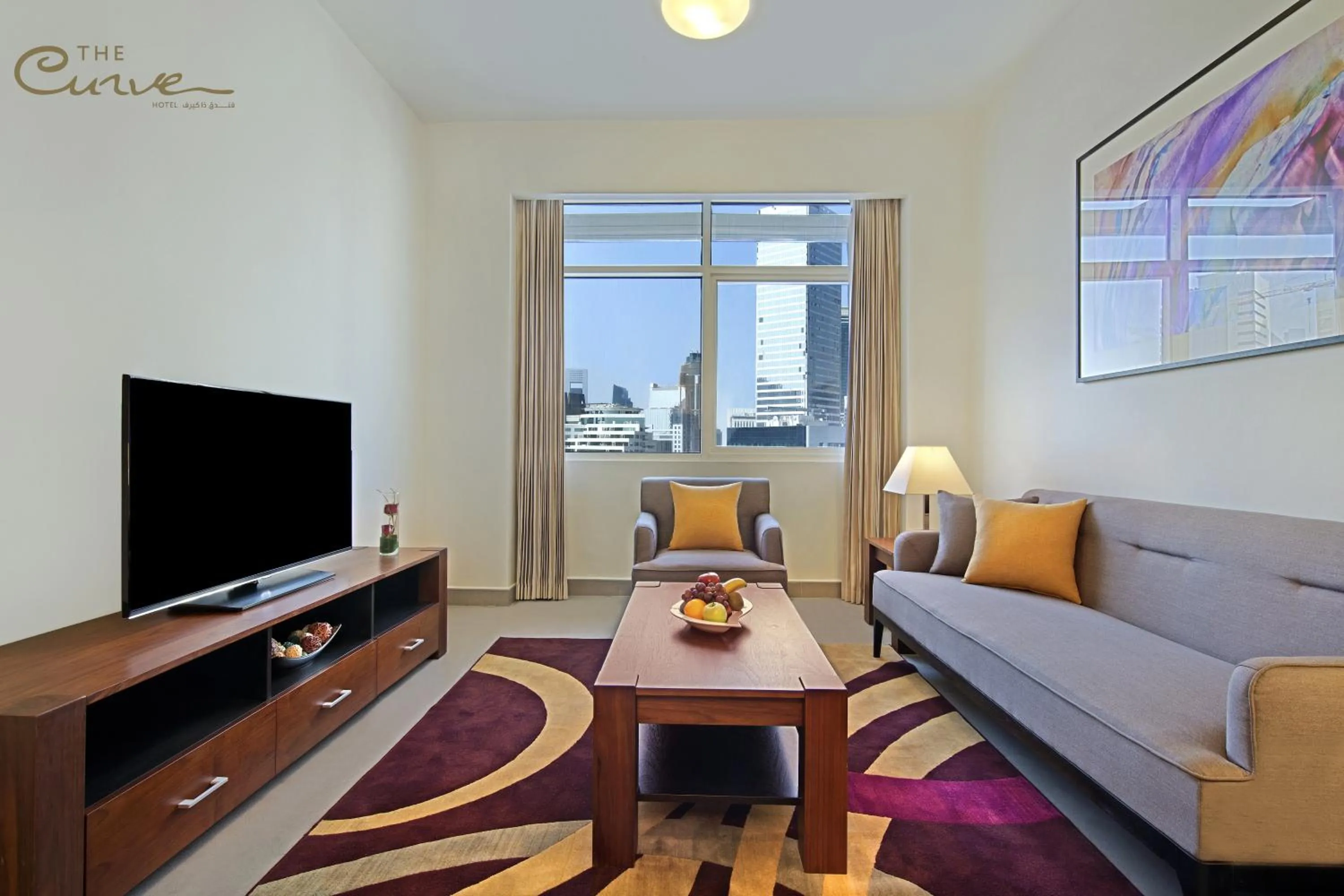 TV and multimedia in The Curve Hotel