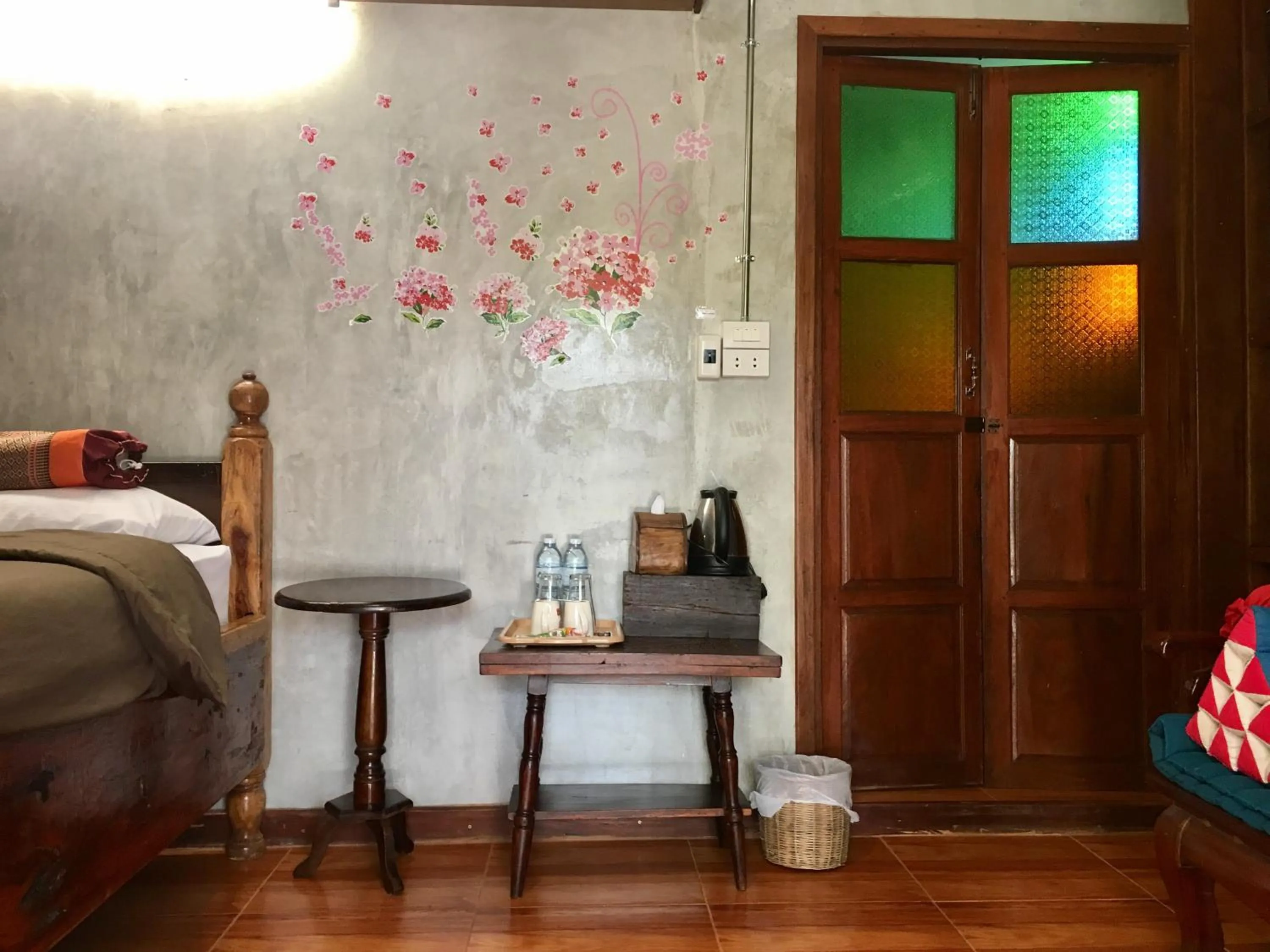 Bed in JJ at Chiangkhan