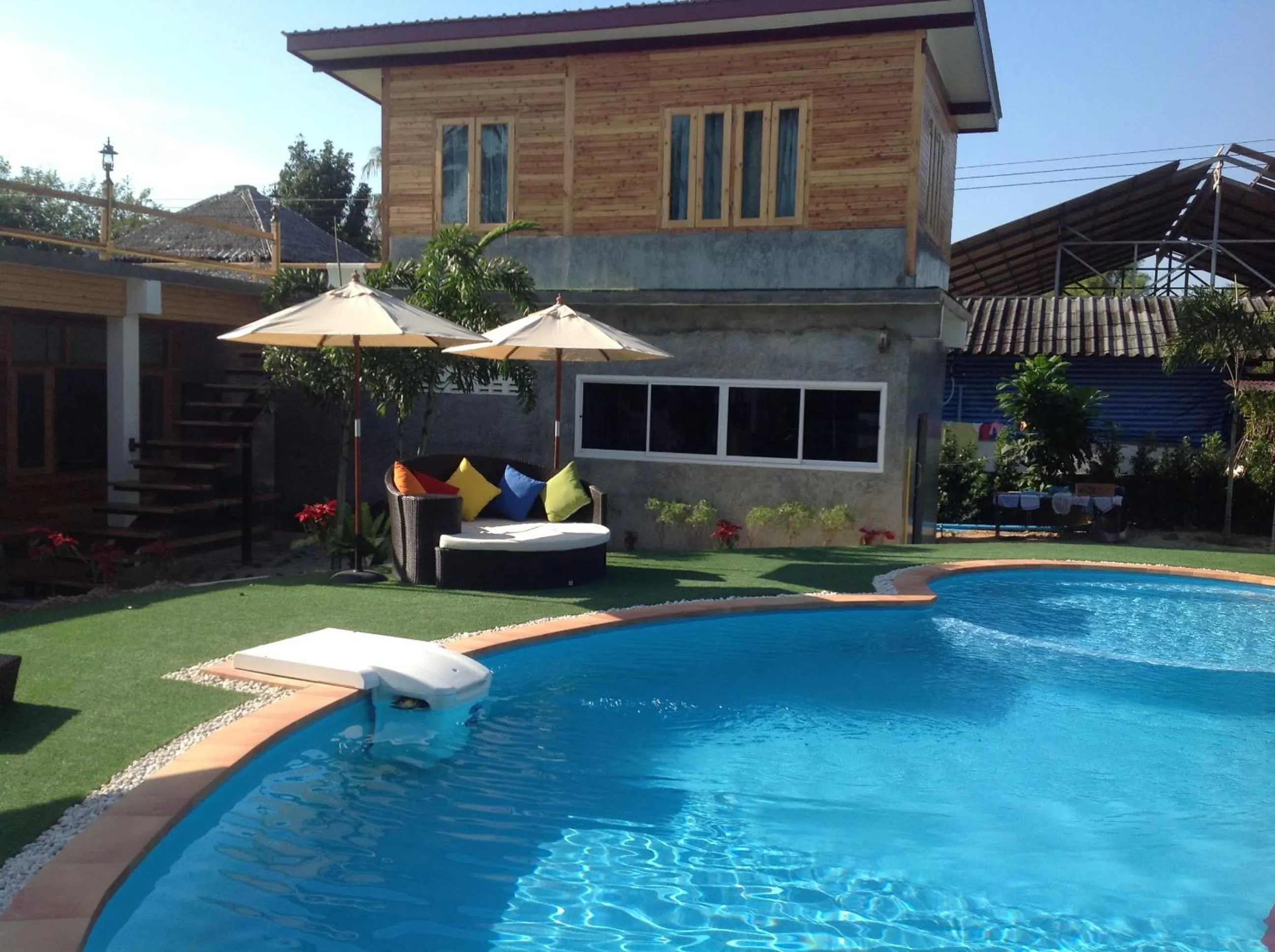 Pool view in Check In and Chill Out